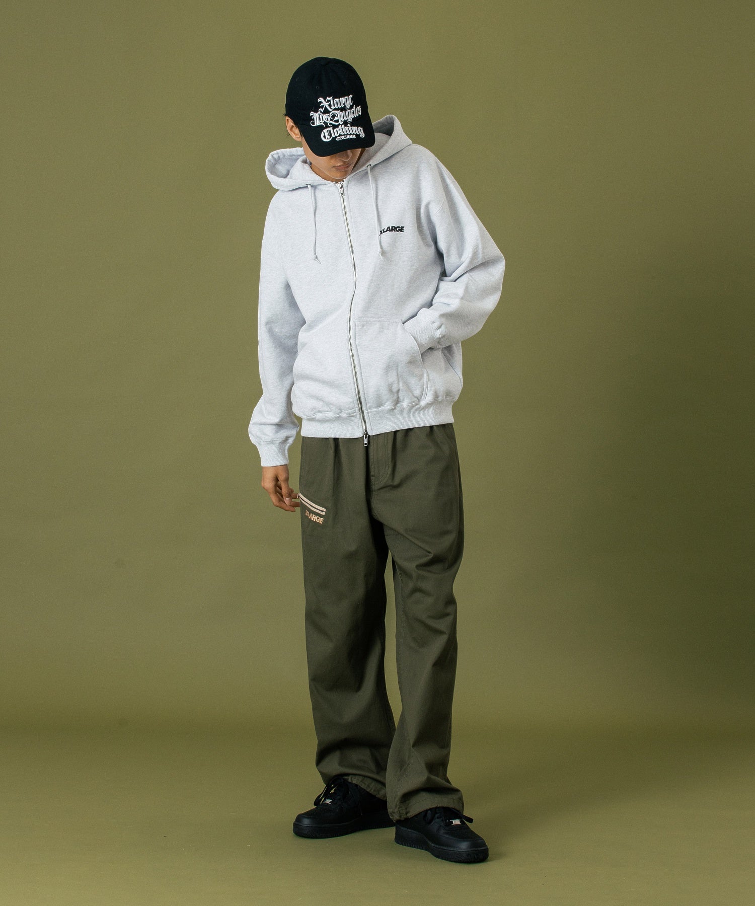 BACKSIDE OG W-ZIP HOODED SWEAT SHIRT