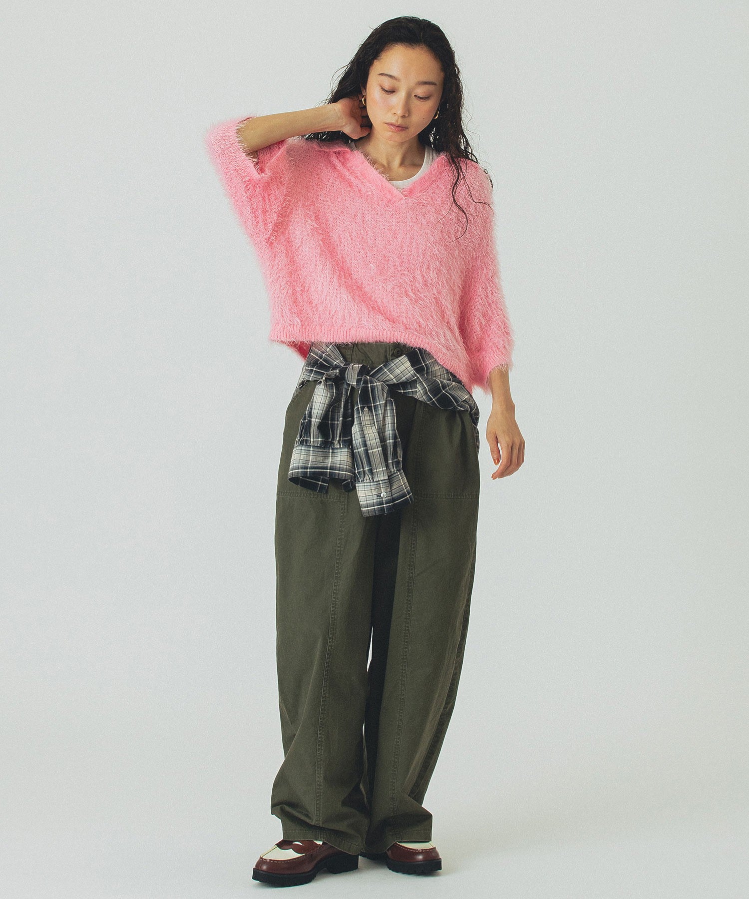 model:161cm 着用サイズ:ONE SIZE