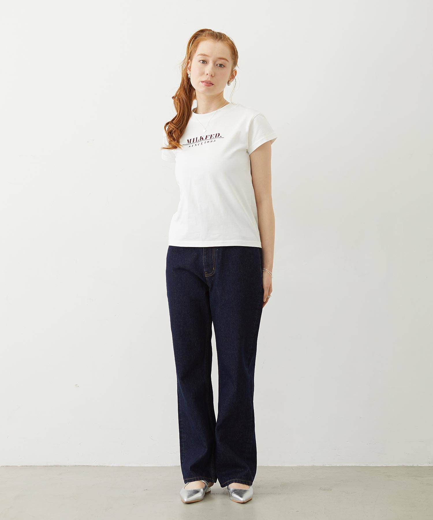 LINE LOGO FRENCH SLEEVE TOP