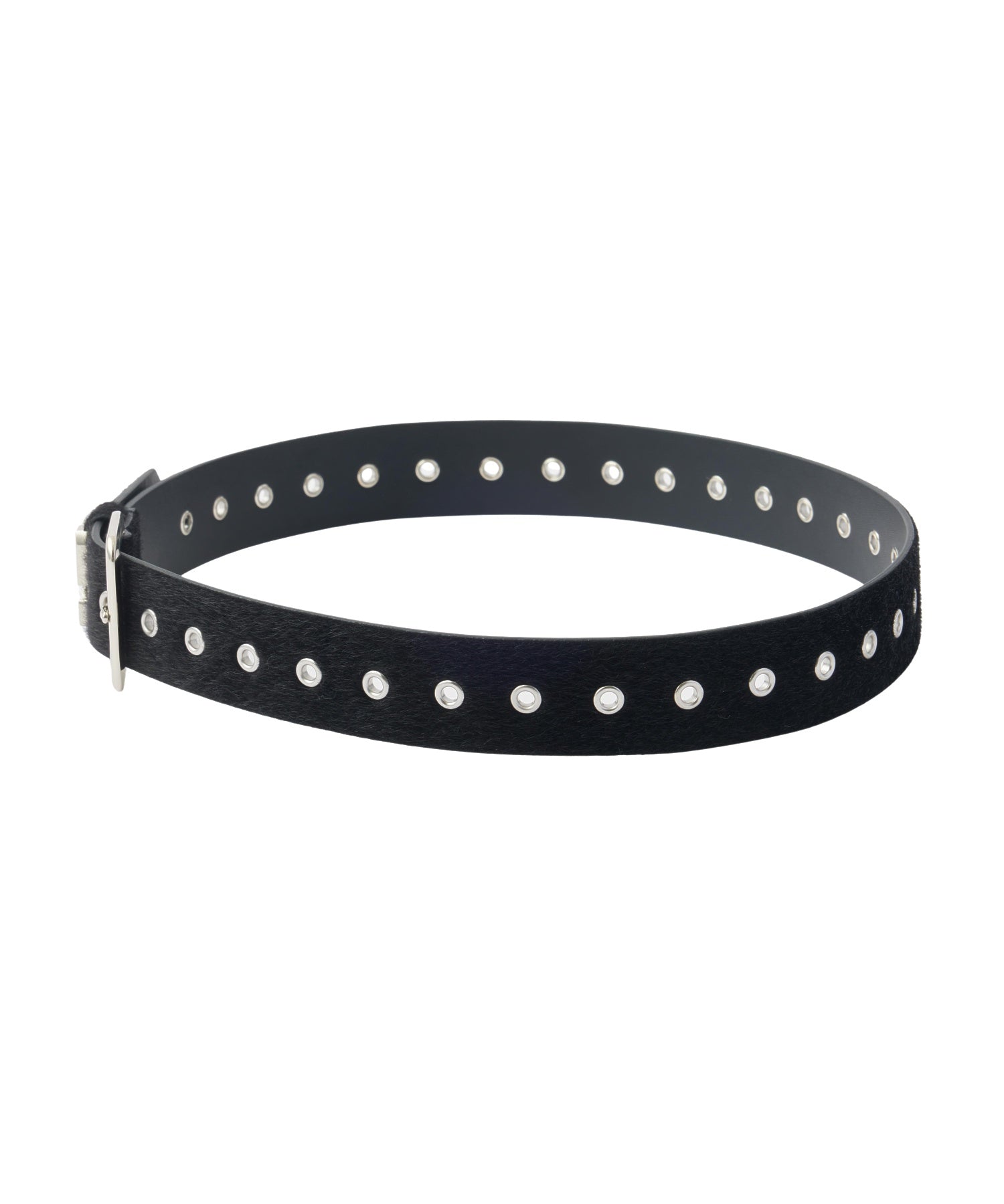 FAUX CALF HAIR LEATHER XG BELT