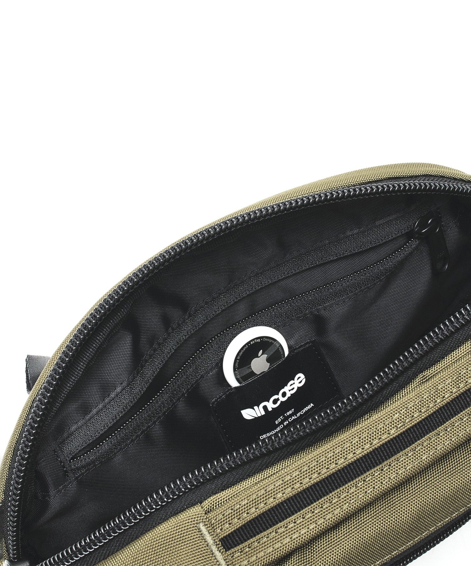 Grid Waist Bag - Olive