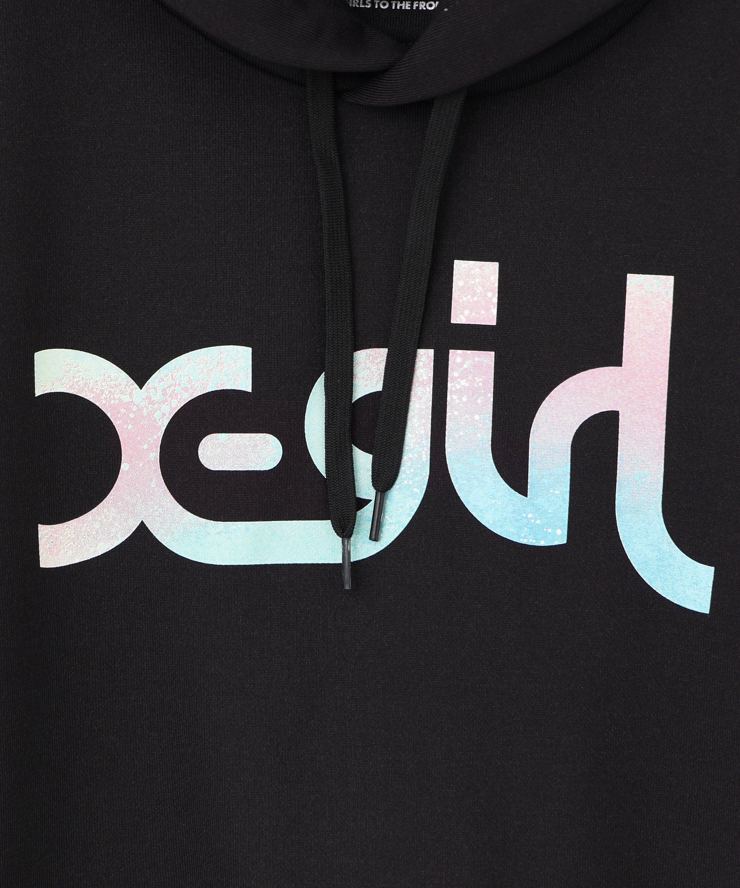MARBLE LOGO SHORT HOODIE SWEATSHIRT
