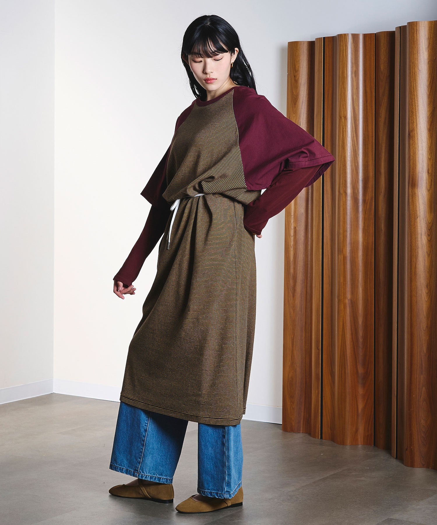 model:169cm 着用サイズ:ONE SIZE