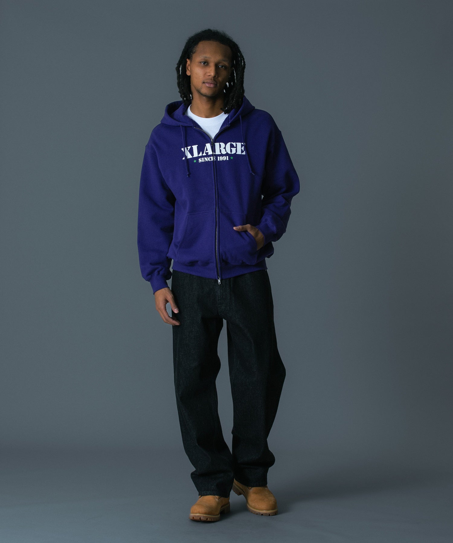 CRATE DIGGER ZIP HOODED SWEATSHIRT