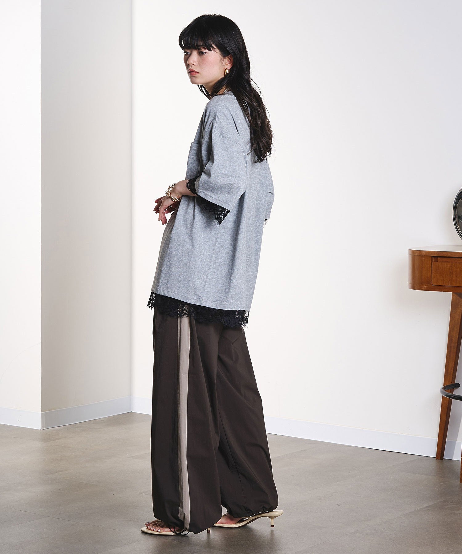model:163cm 着用サイズ:ONE SIZE