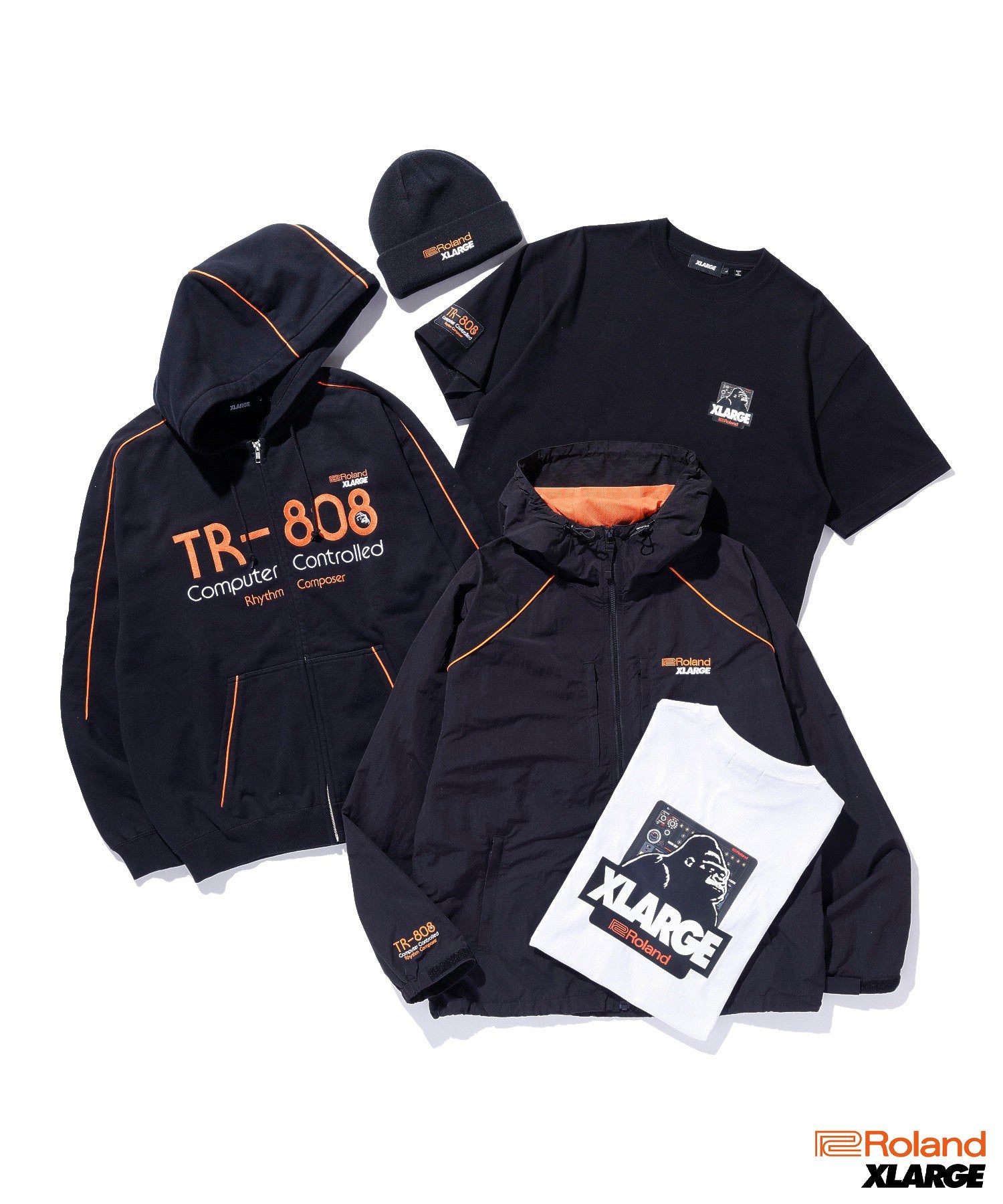 XLARGE×ROLAND PIPING HOODED JACKET