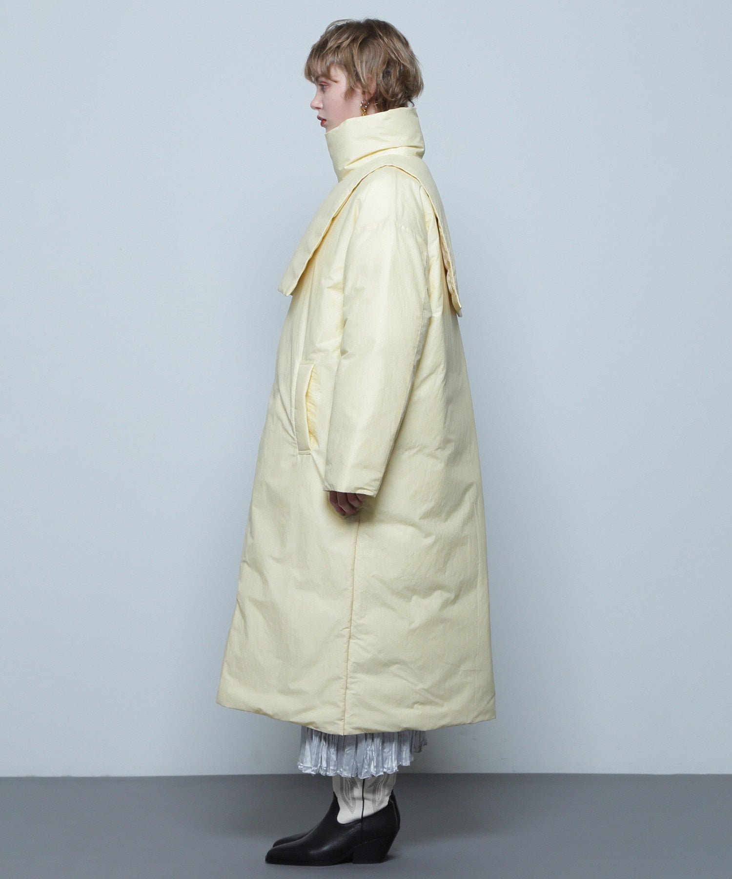 【イエローROSE BUD限定カラー】F/CE./RECYCLE DOWN 2WAY STAND COAT