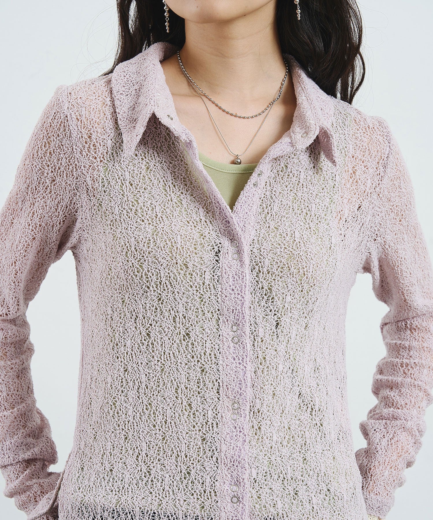 STRETCH LACE TOP
