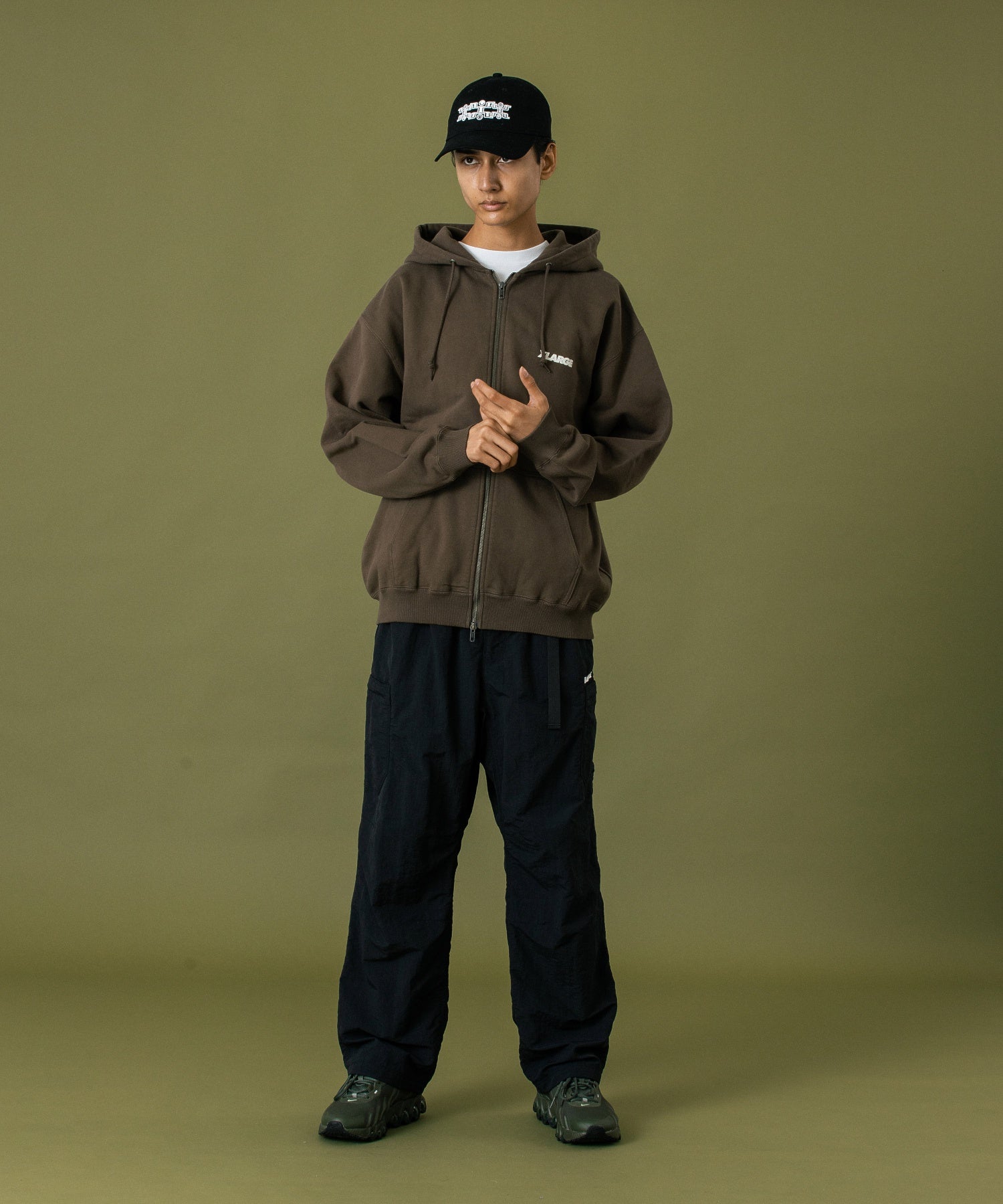 BACKSIDE OG W-ZIP HOODED SWEAT SHIRT
