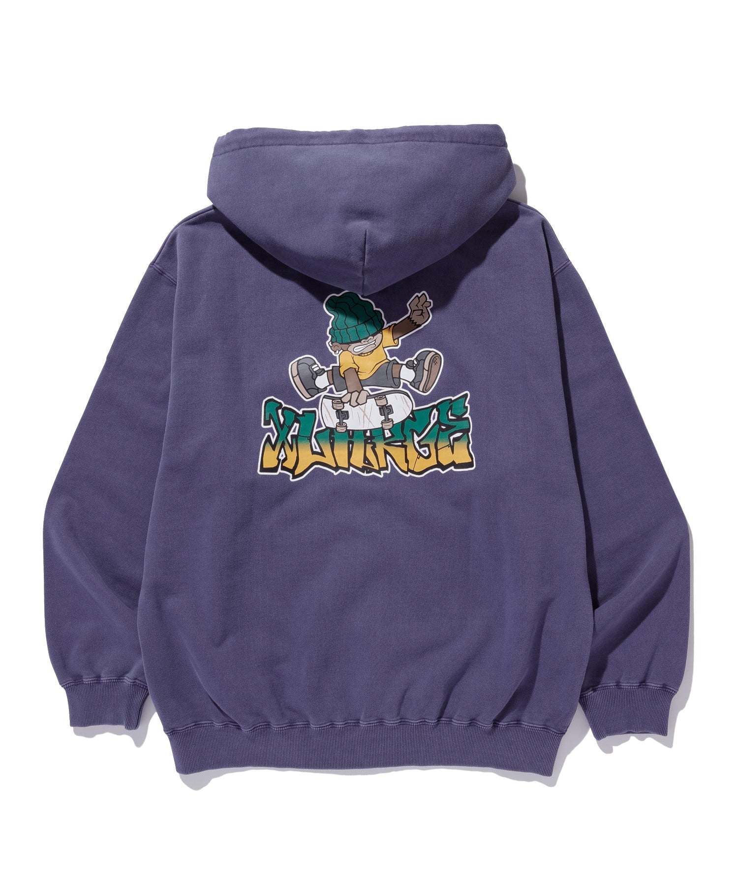 PIGMENTDYE INDY GRAB ZIP HOODED SWEAT SHIRT