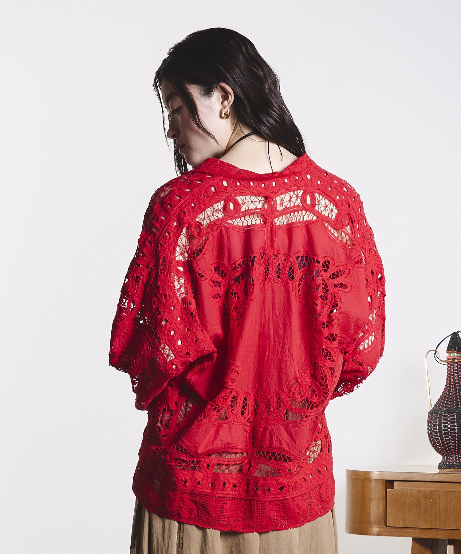 mag.by c/BATTEN LACE SHIRT