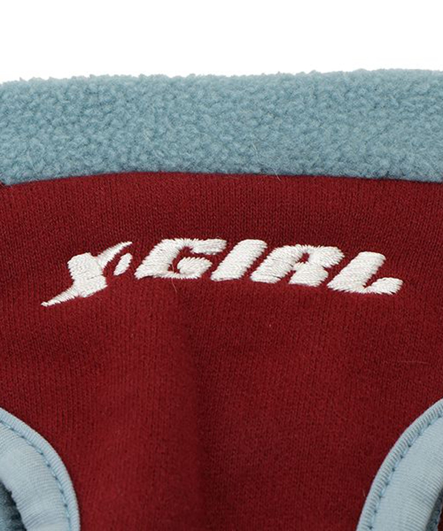 【X-girl DOGWEAR】バイカラーフリース