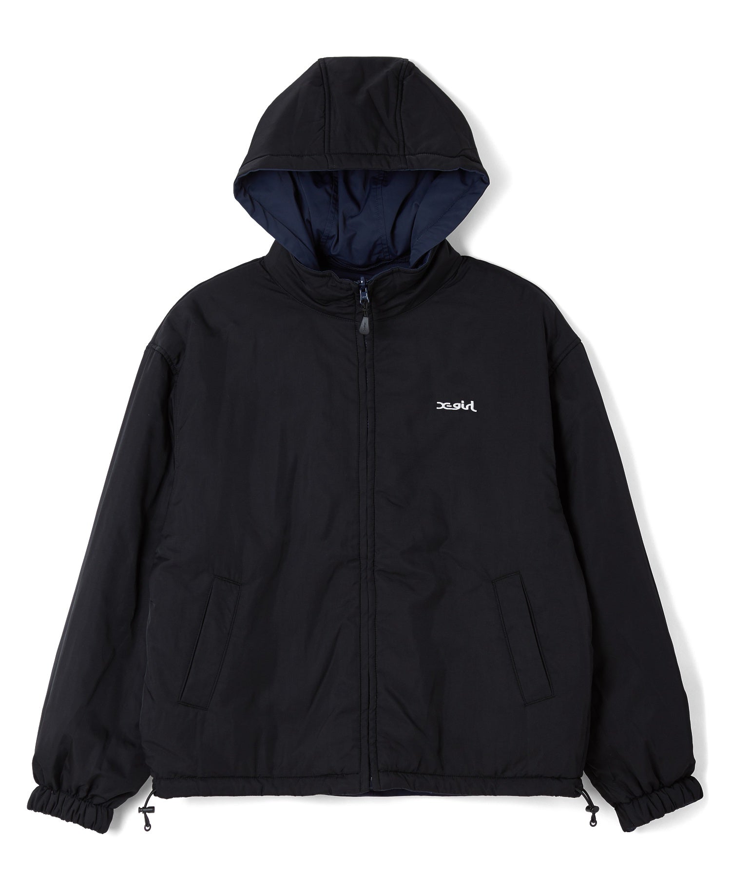 FACE EMBROIDERED PATCH REVERSIBLE JACKET