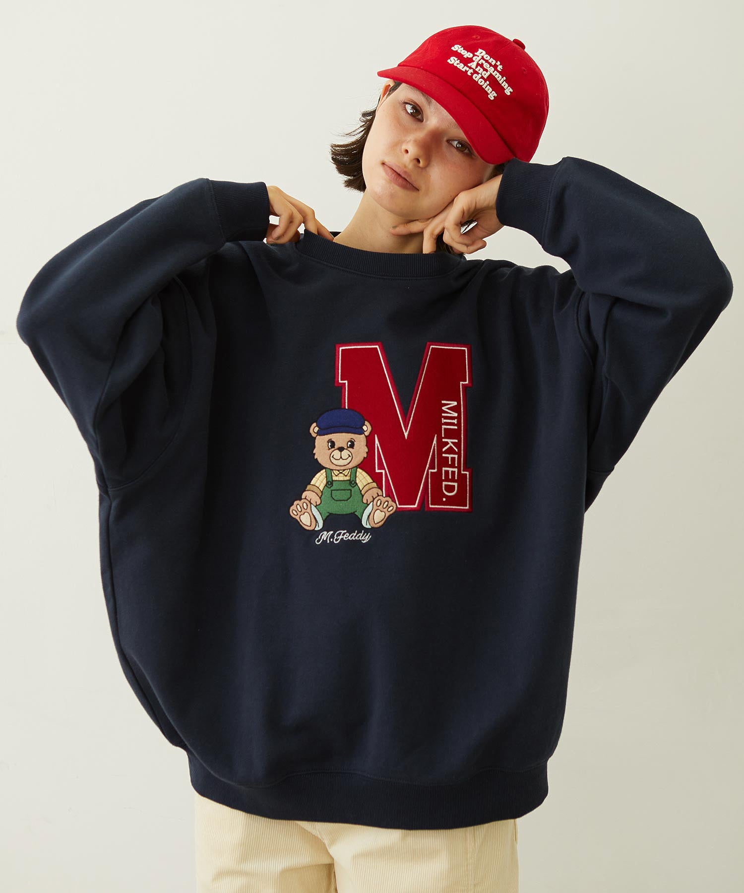 M.FEDDY EMBLEM SWEAT TOP