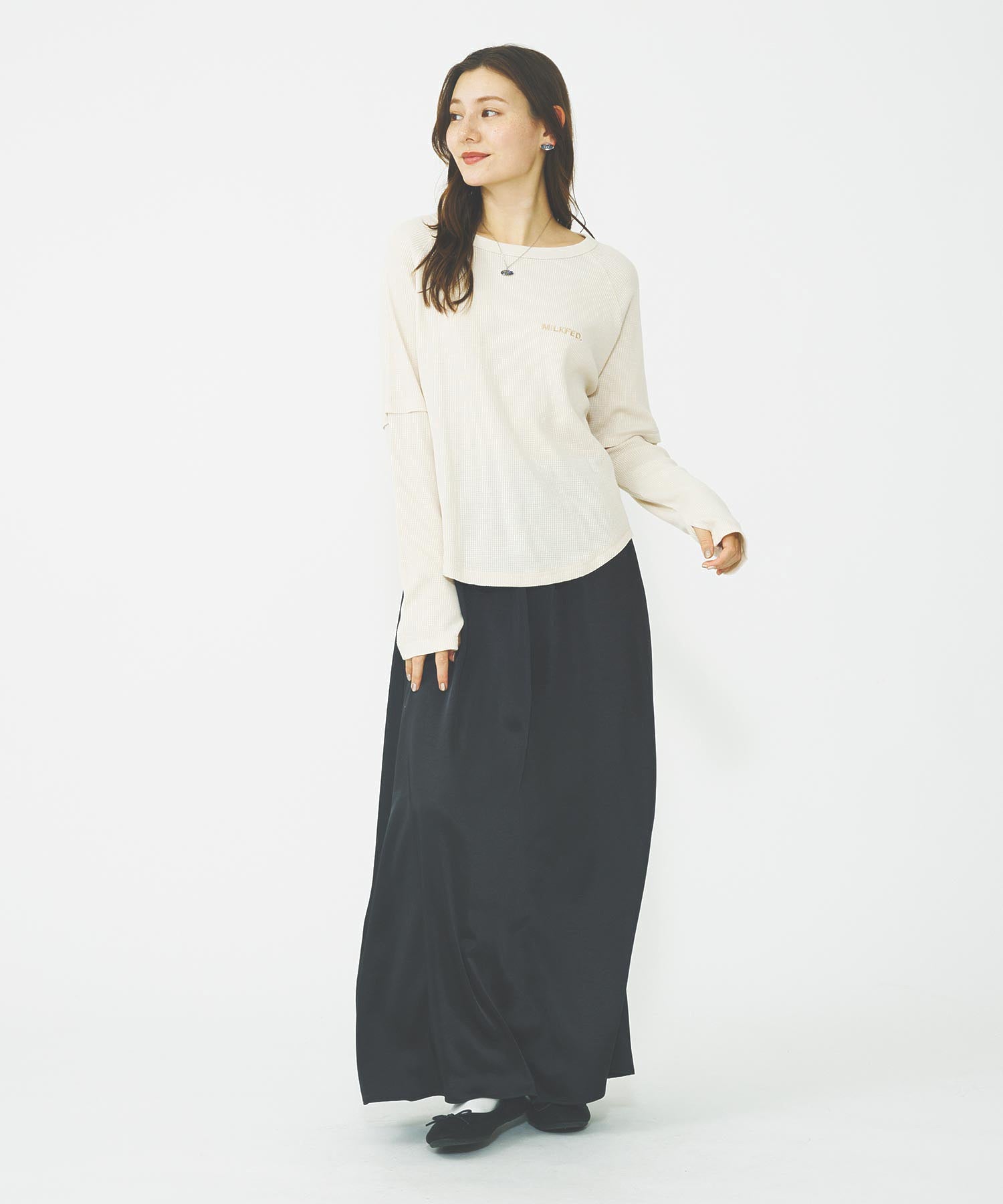 FLARE LONG SKIRT