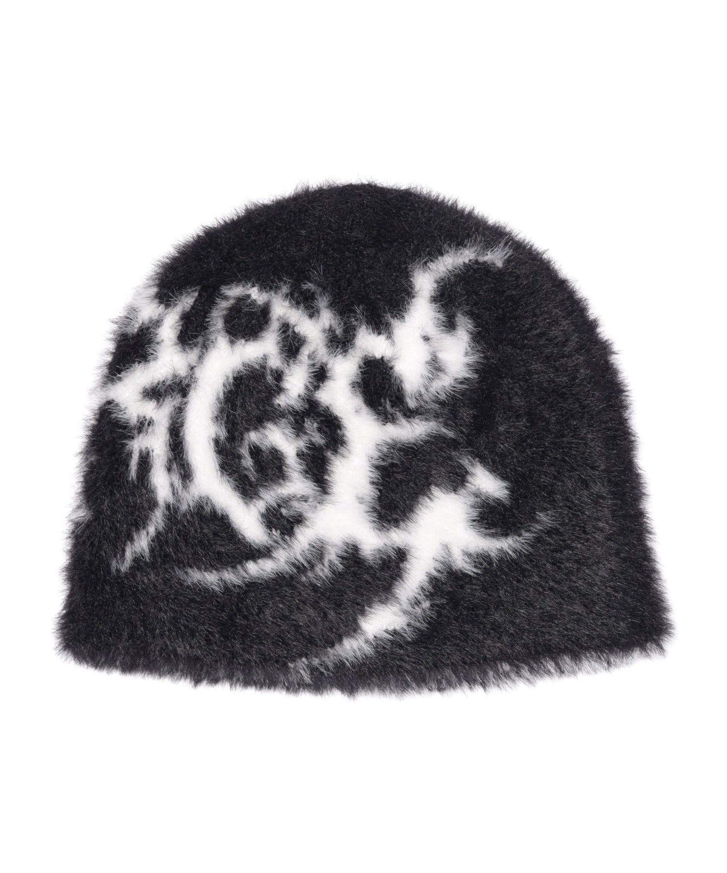 FAUX MOHAIR BEANIE