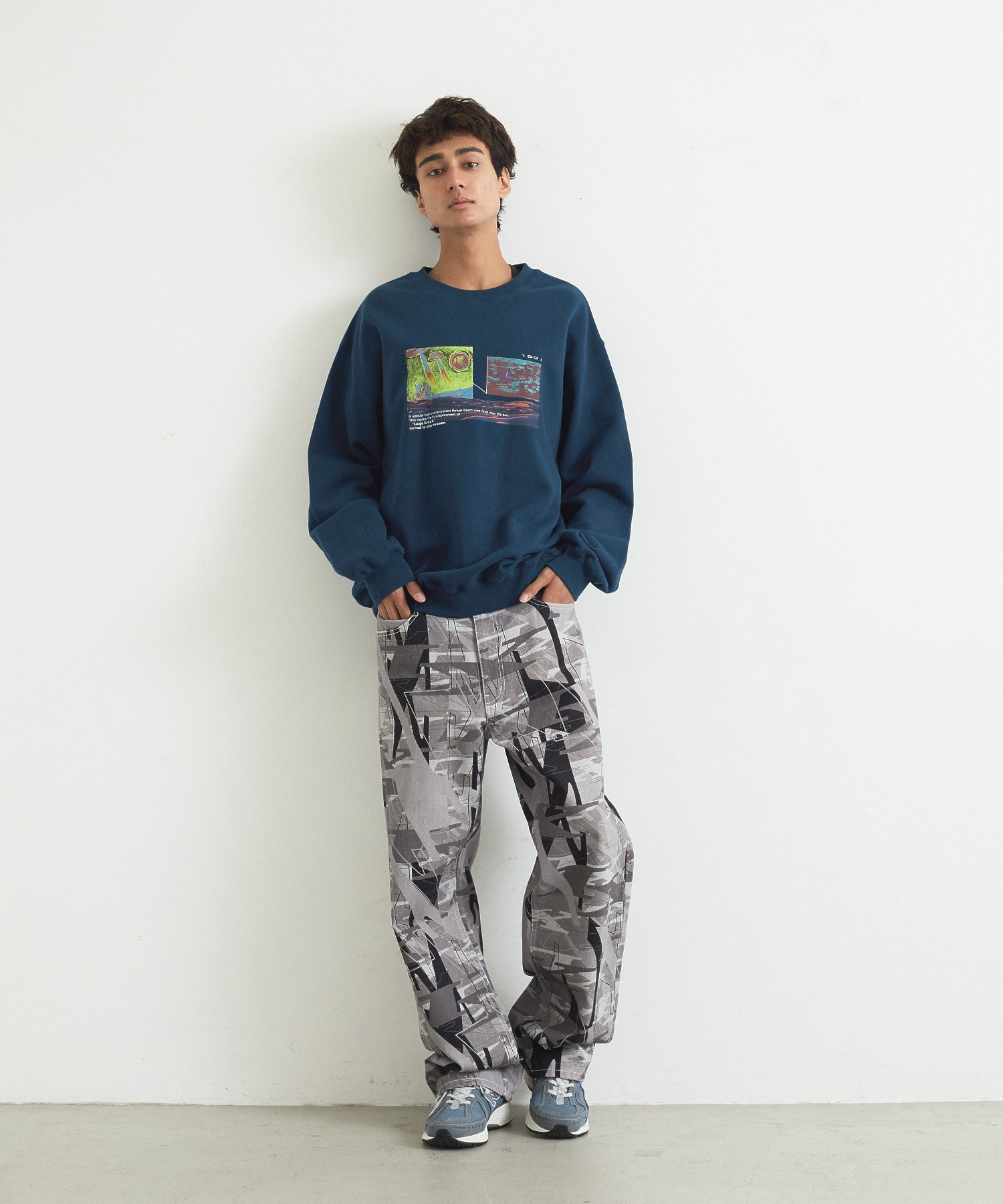 ALLOVER PRINT PANTS
