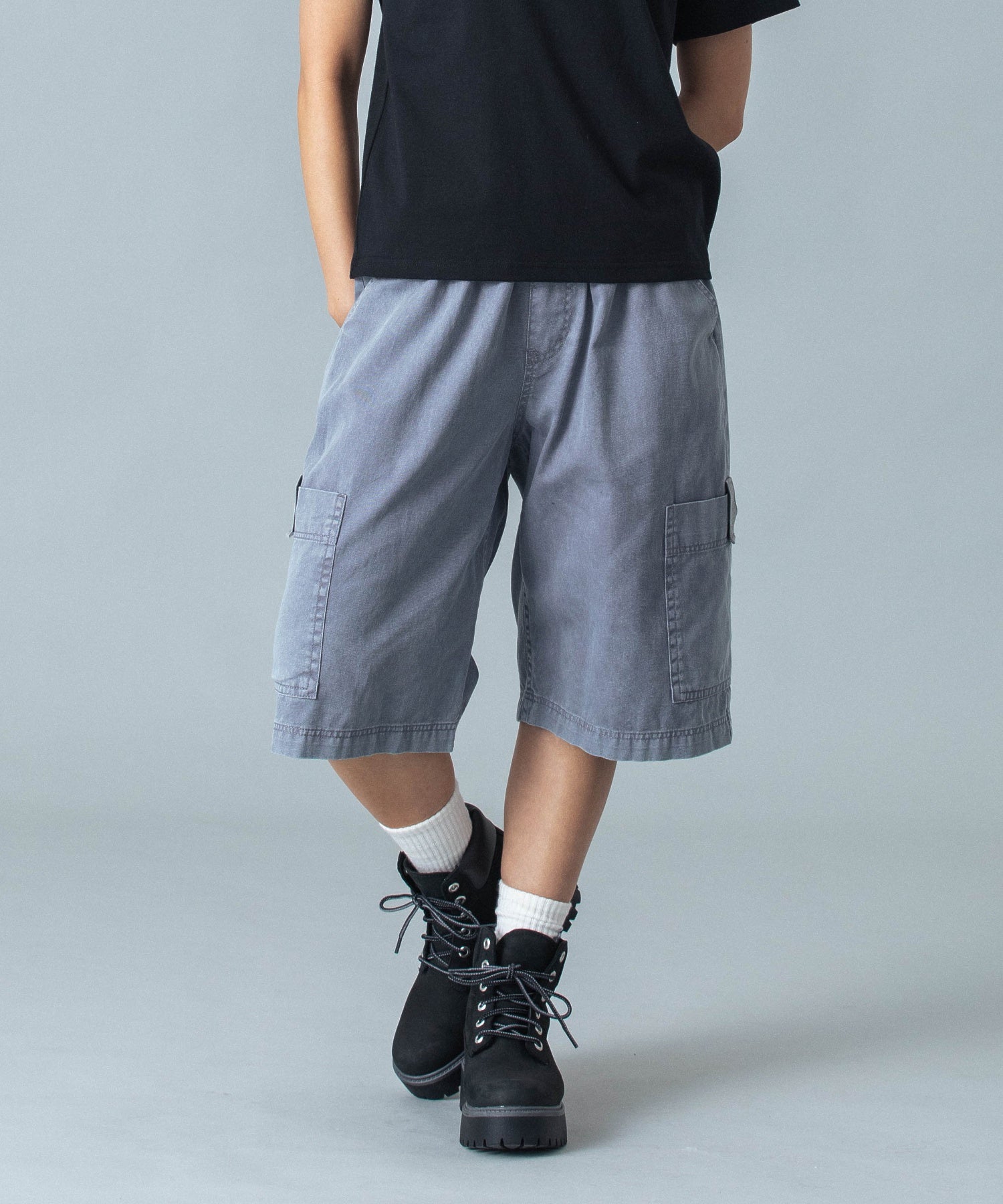 FADED FACE EASY HALF PANTS
