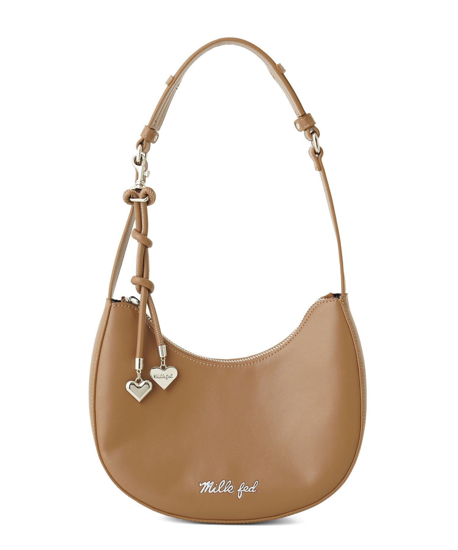 HEART CHARM ONE HANDLE BAG