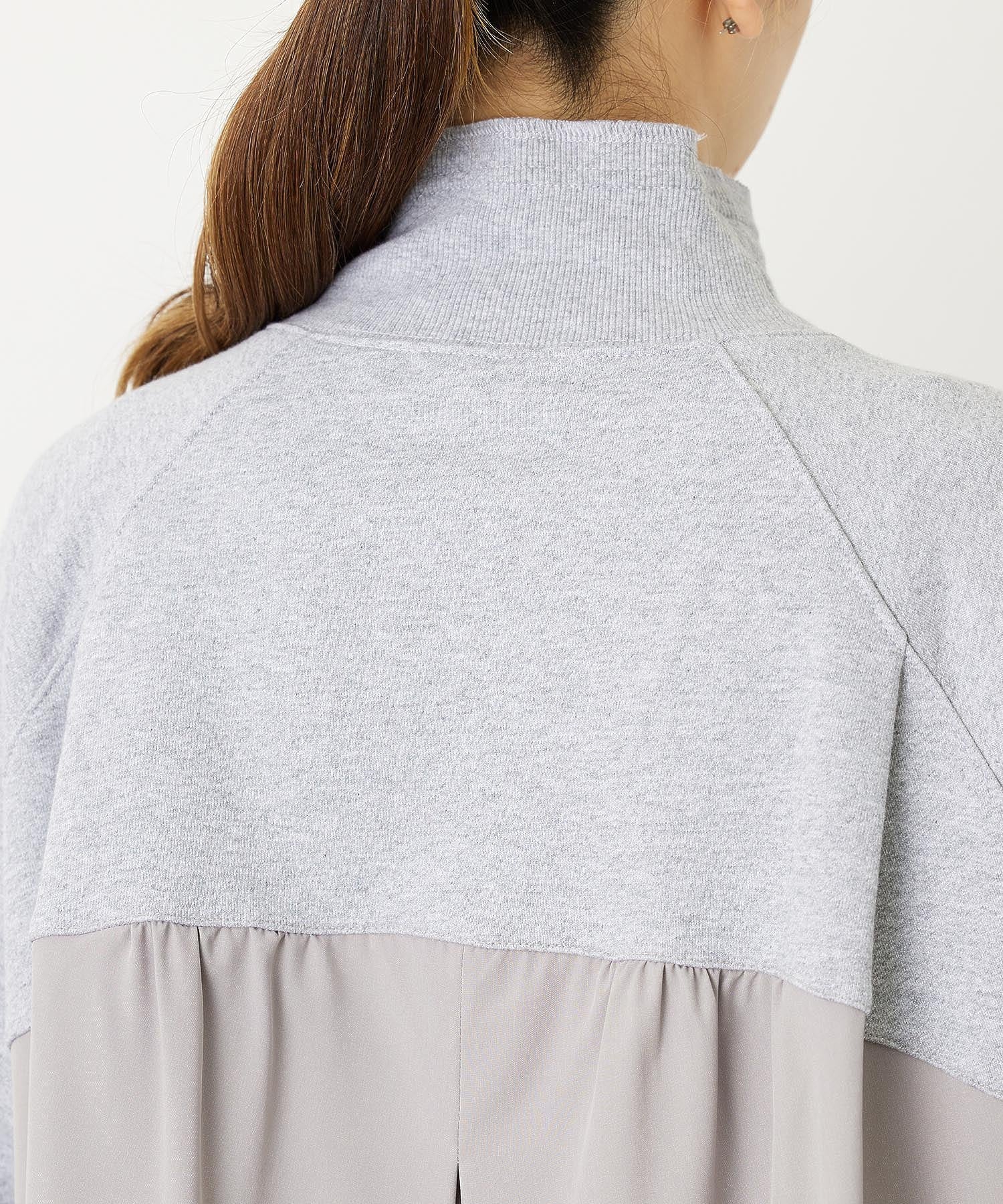 BACK PLEAT HIGHNECK TOP MILKFED.