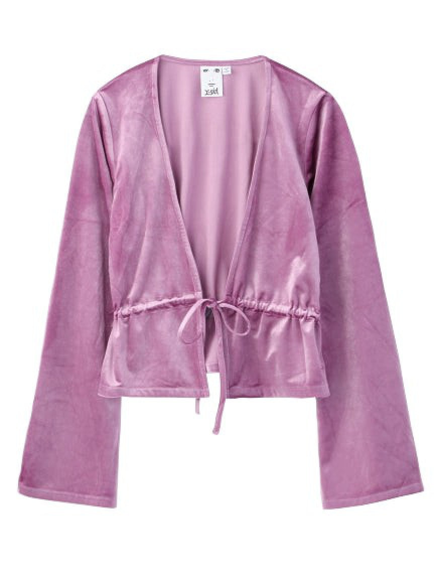 VELOUR CARDIGAN X-girl
