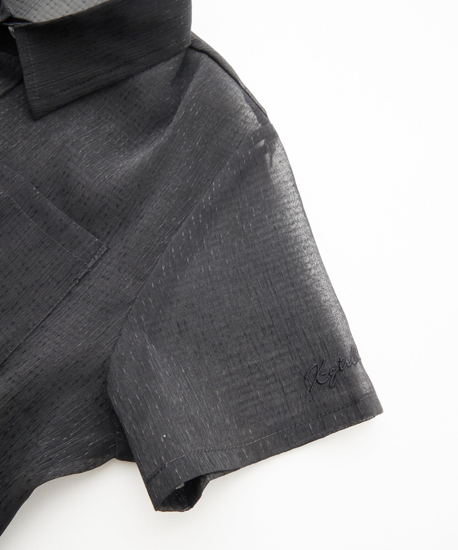 FRONT DRAWSTRING S/S SHIRT