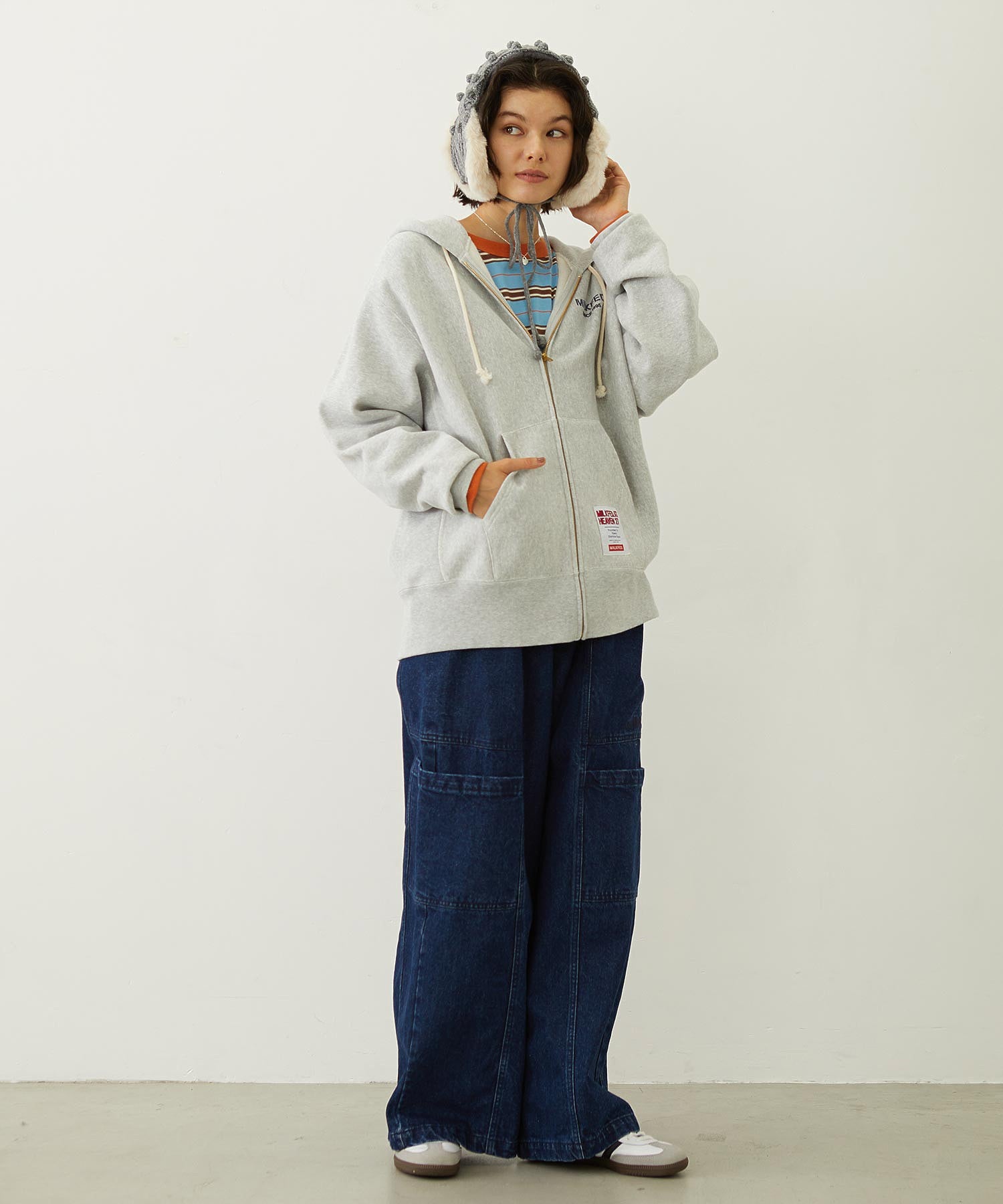CABLE KNIT EARMUFFS