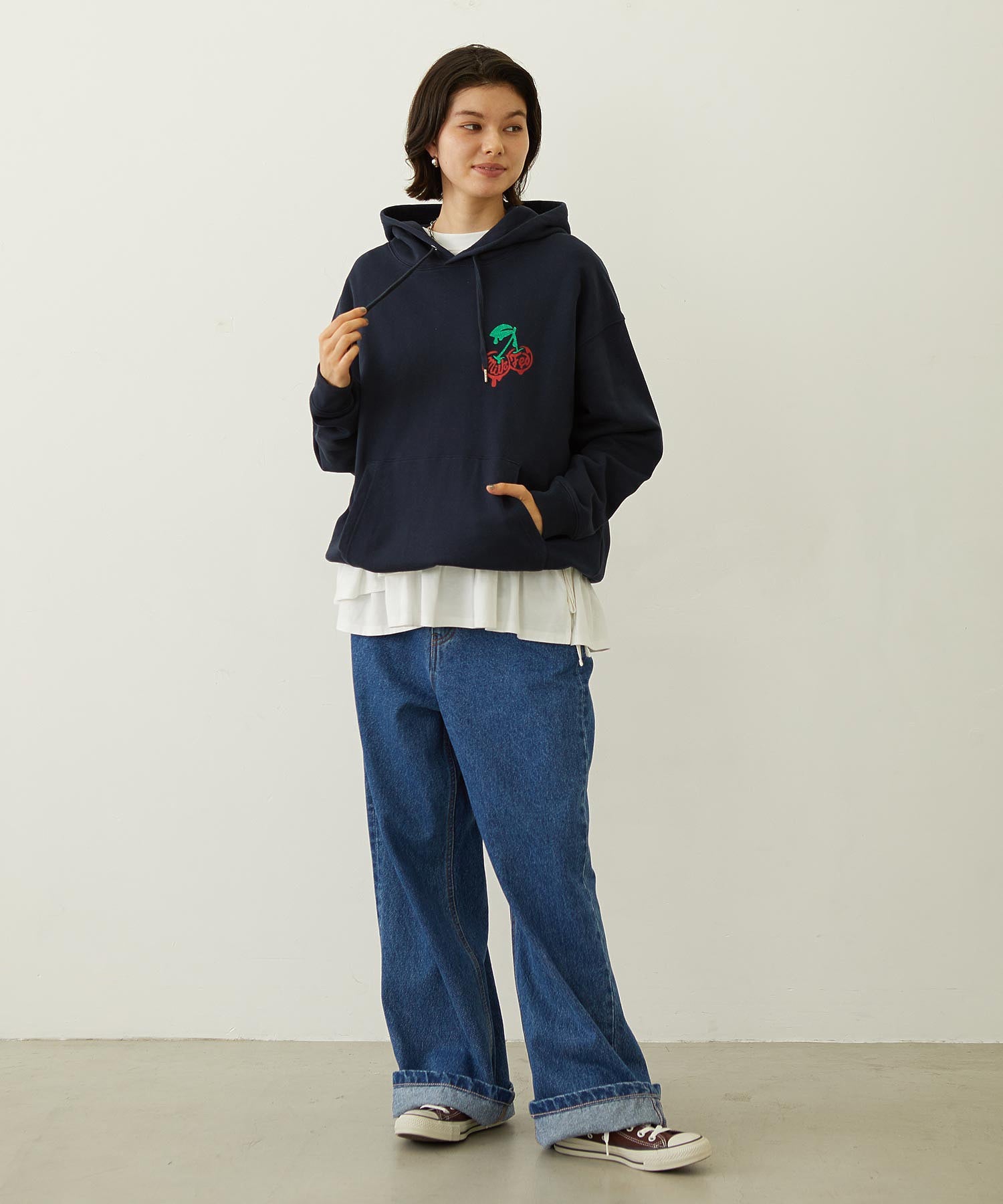 ASYMMETRIC FRILL TOP