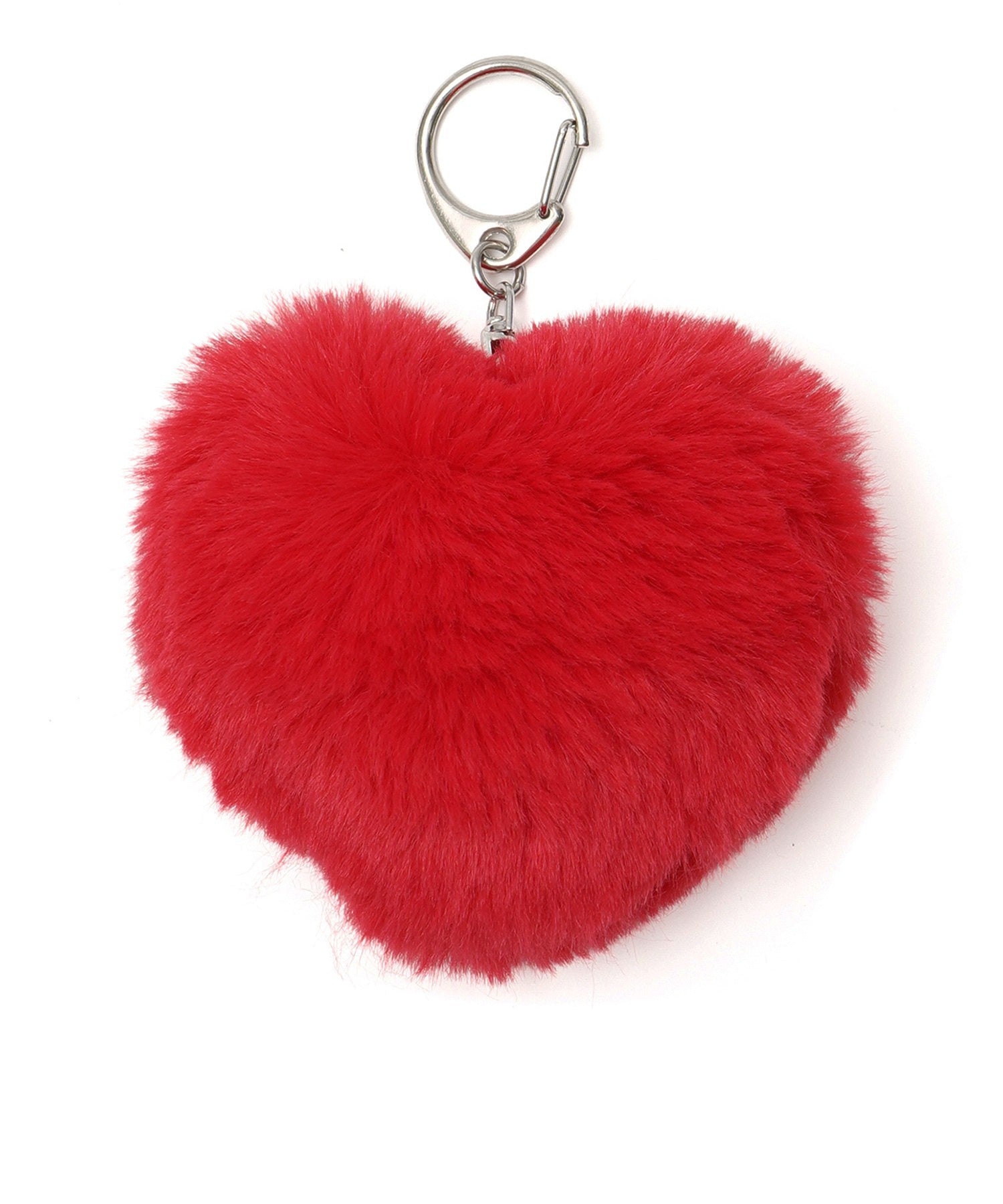 PADDED HEART KEY CHARM