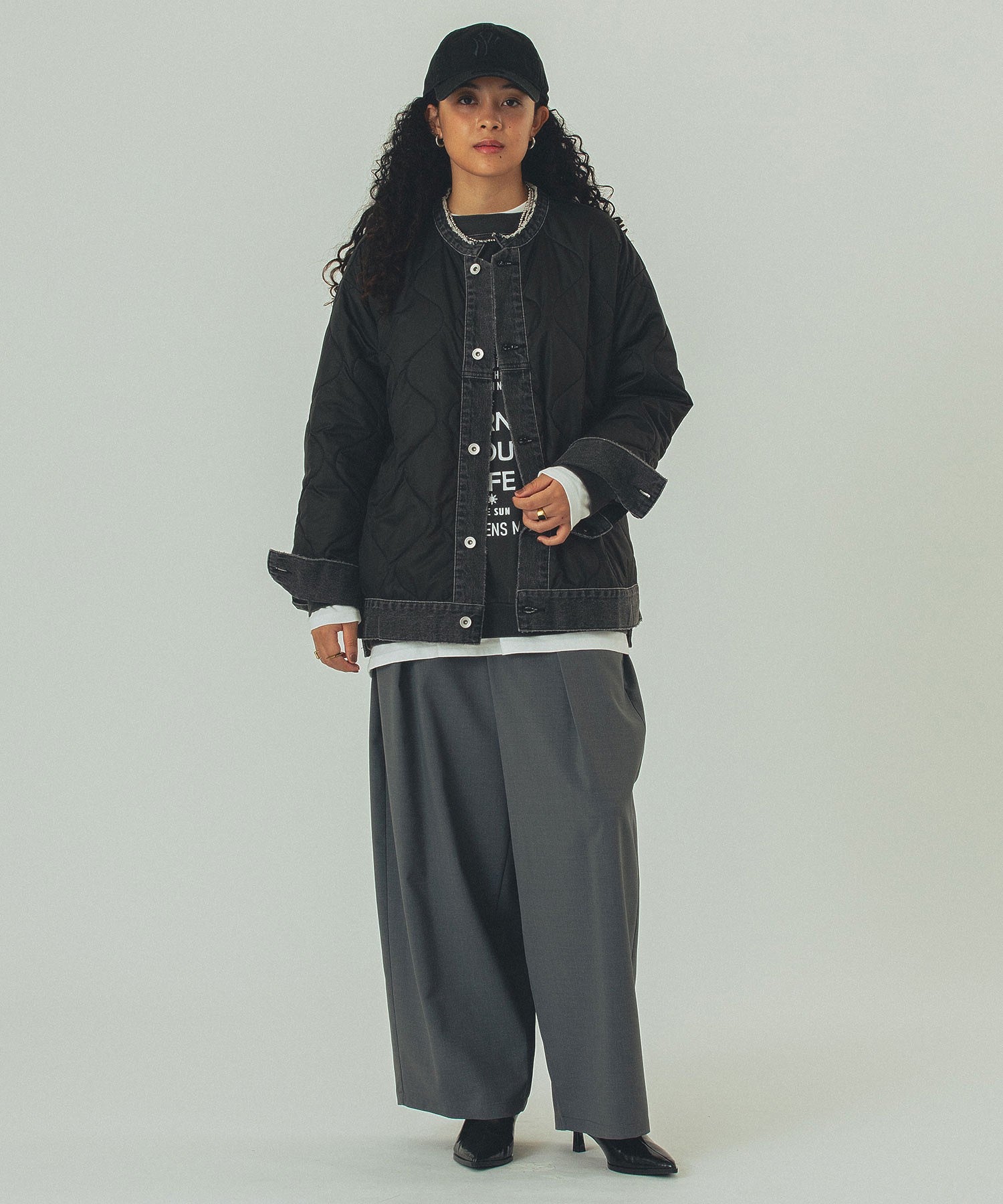 model:168cm 着用サイズ:ONE SIZE