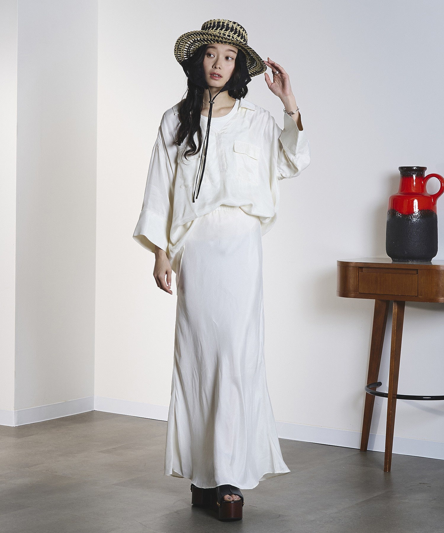 model:161cm 着用サイズ:M