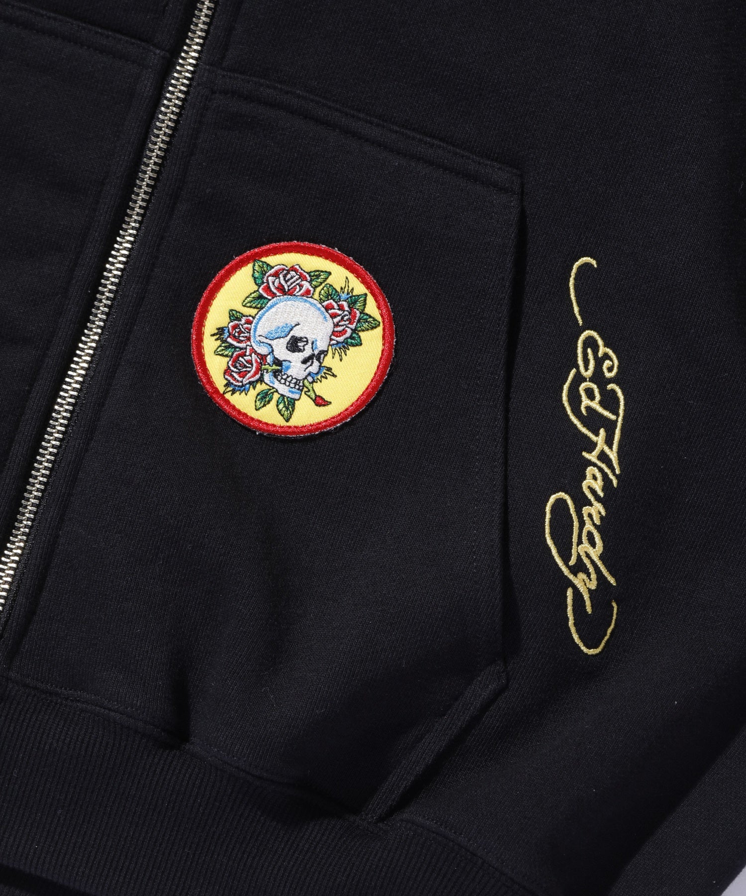 XLARGE×ED HARDY ZIP HOODED SWEATSHIRT