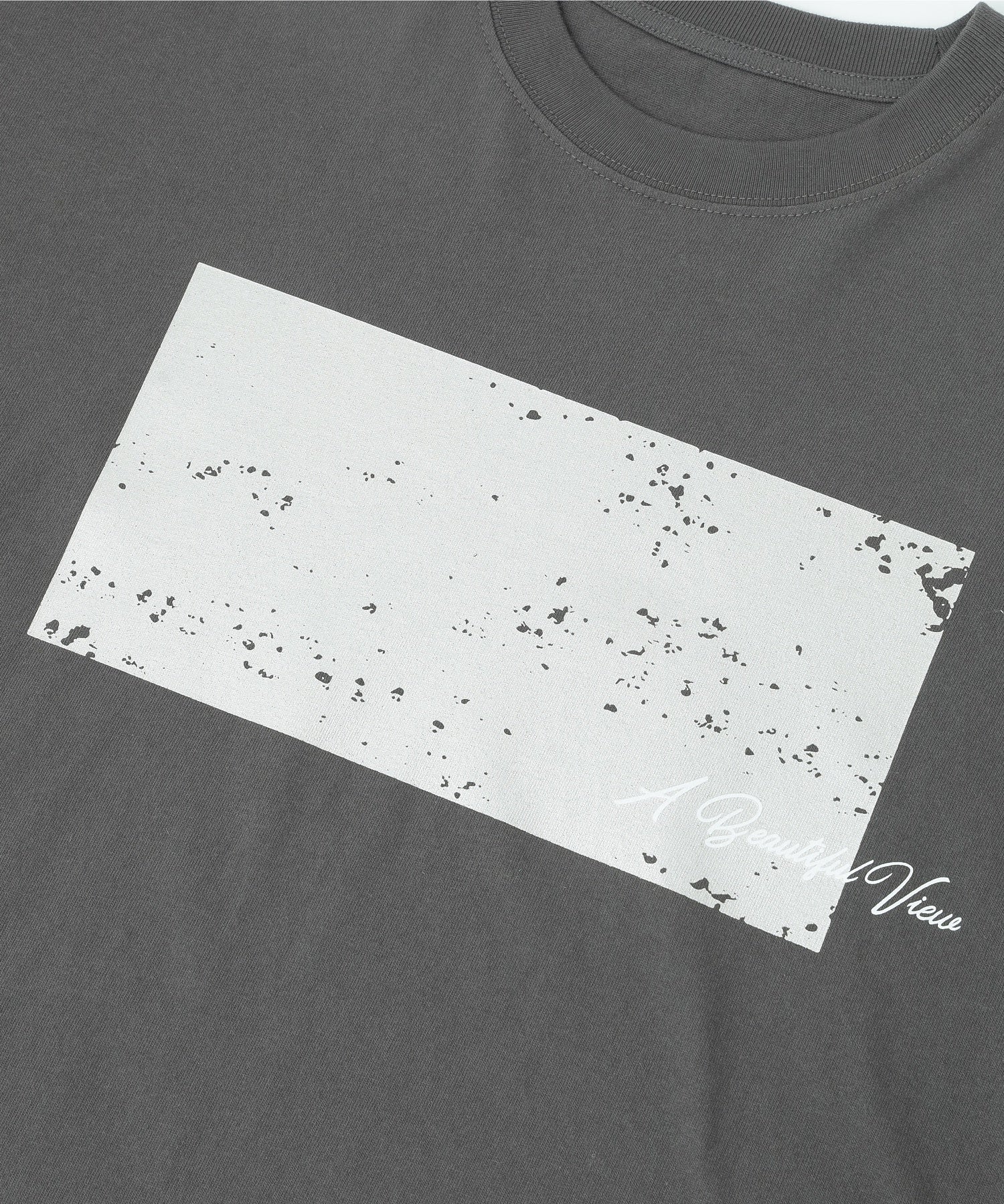 GLITTER PRINT BIG TEE