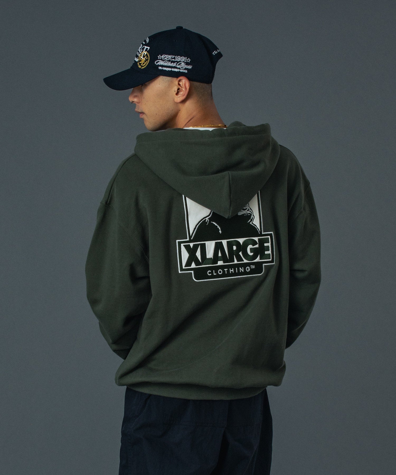 OG BOX ZIP UP HOODED SWEATSHIRT