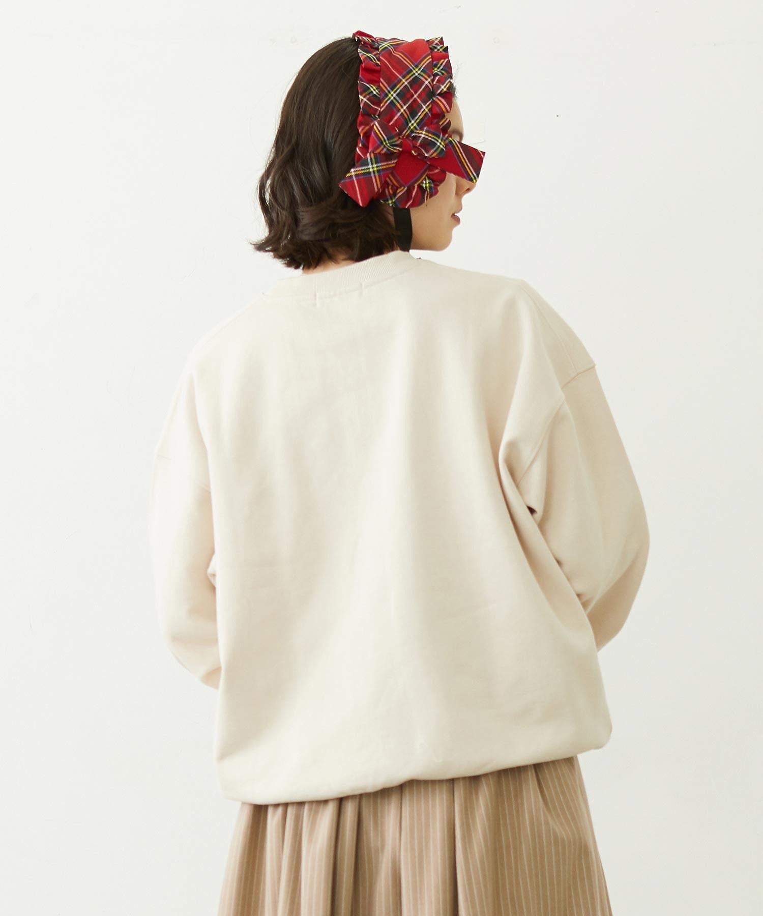ICING LOGO SAGARA WIDE CREW SWEAT TOP