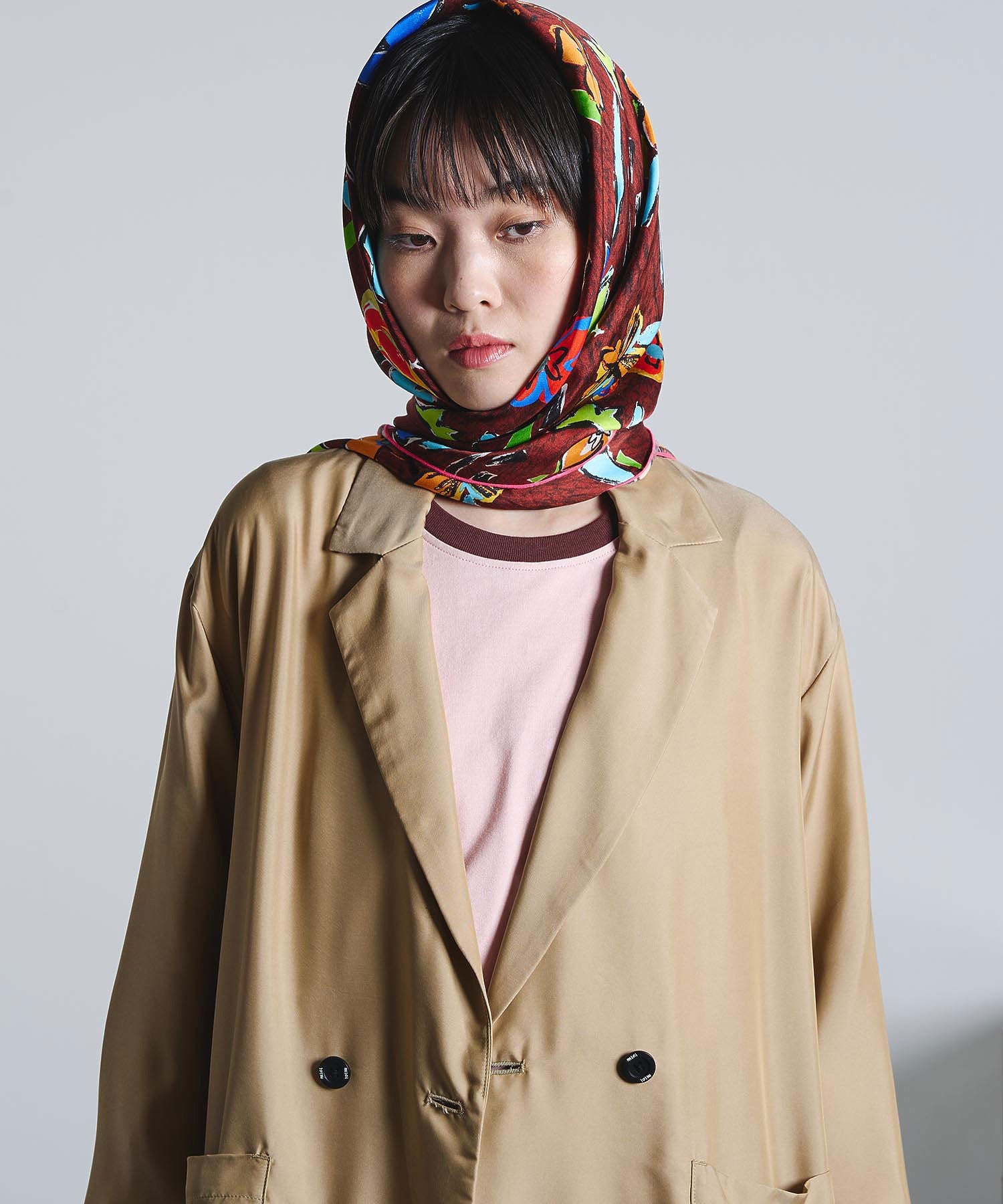 mici/DOUBLE BREAST TAILORED JACKET