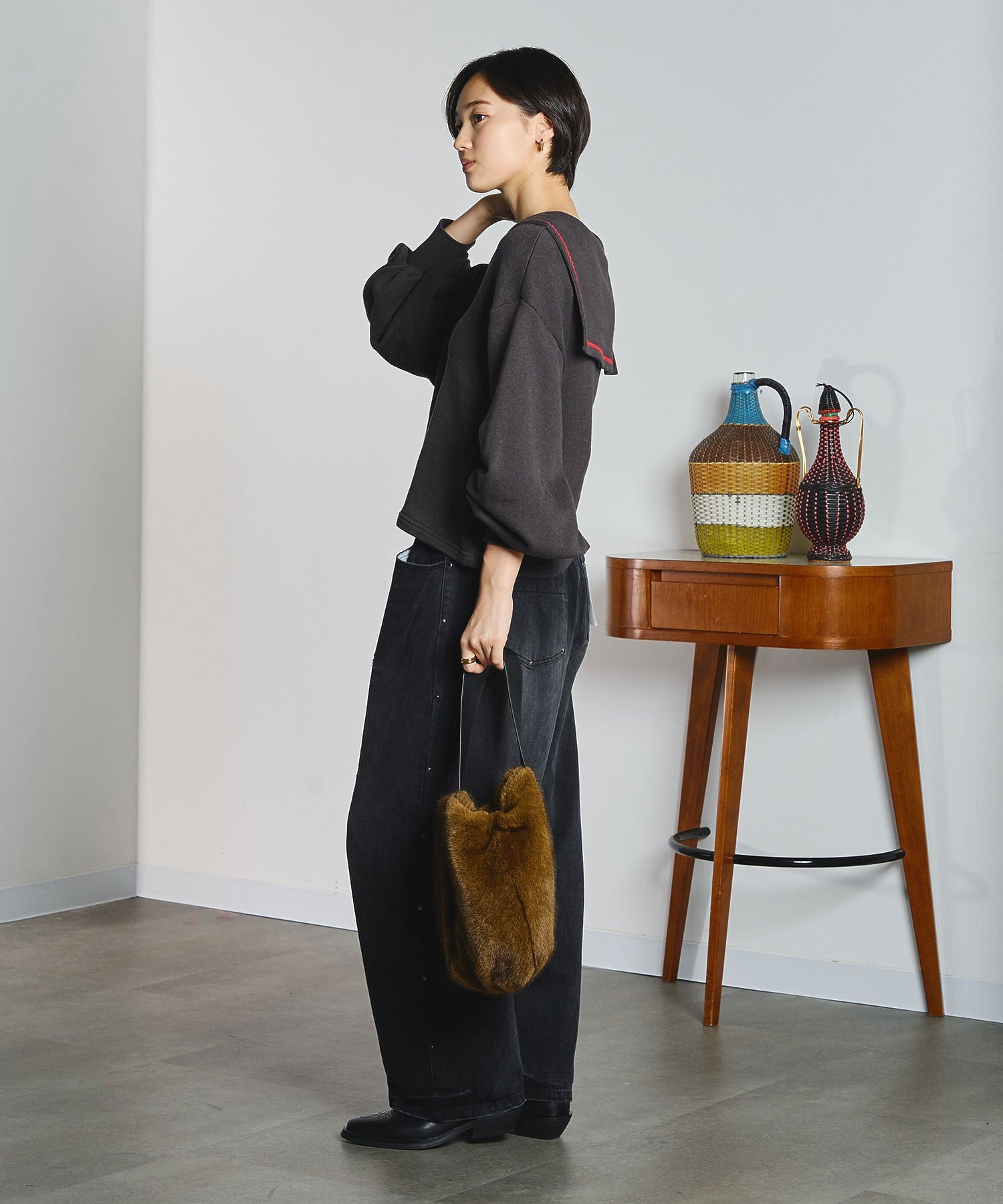 model:166cm 着用サイズ:ONE SIZE