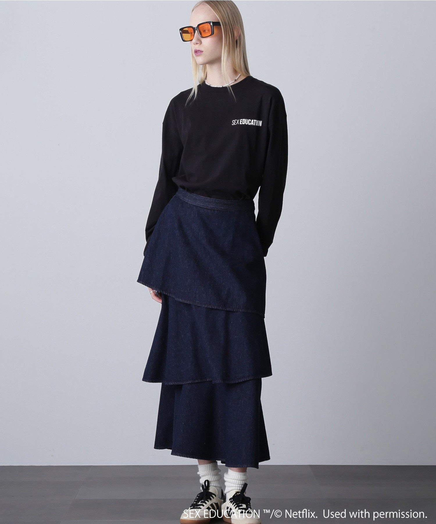 Netflix Series ‘SEX EDUCATION’ × ROSE BUD/PHOTO BACK PRINT TEE