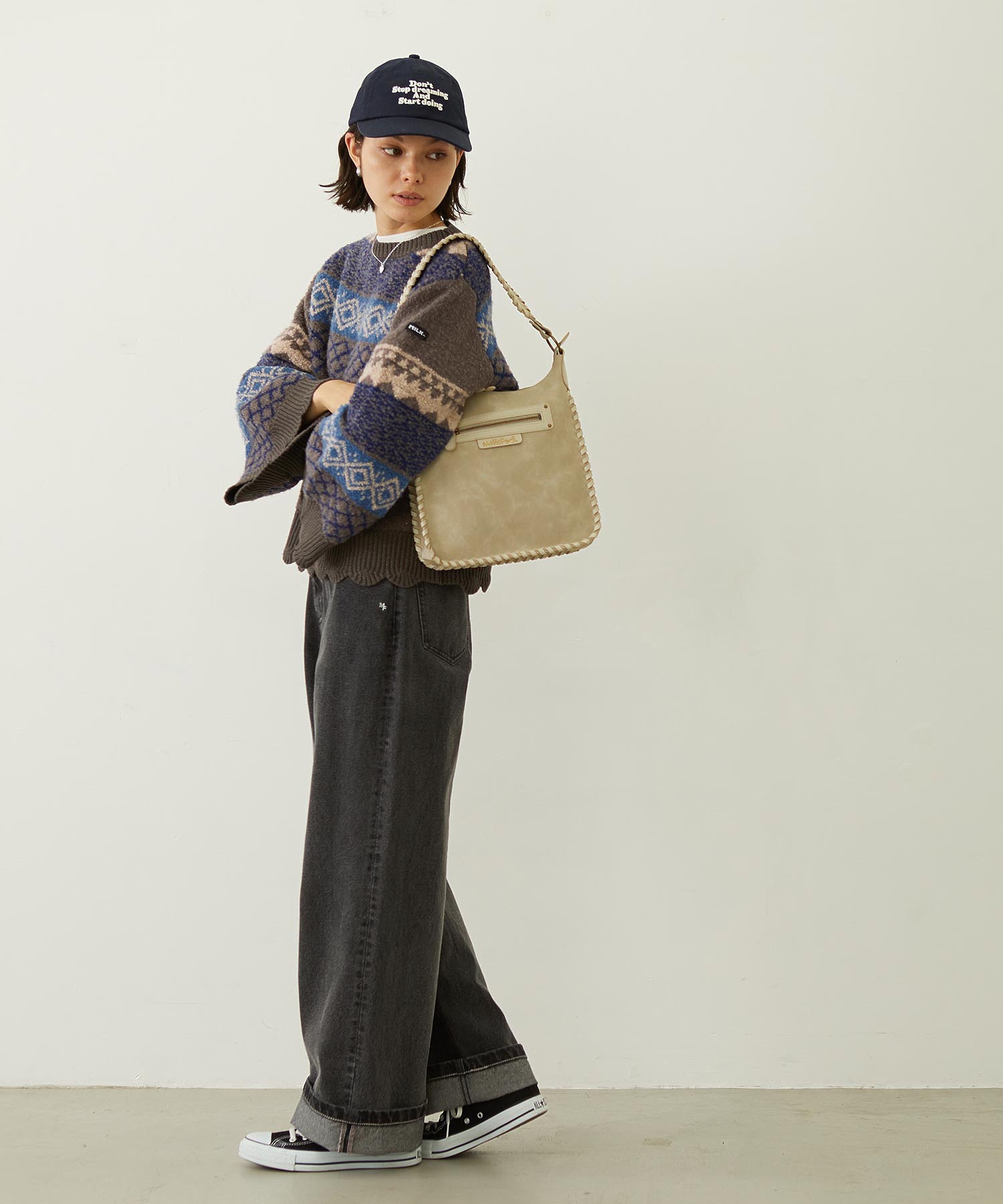 PATTERNED KNIT TUNIC