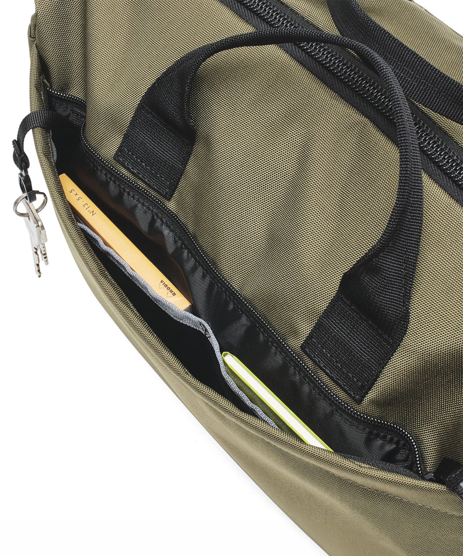Grid Shoulder Bag - Olive