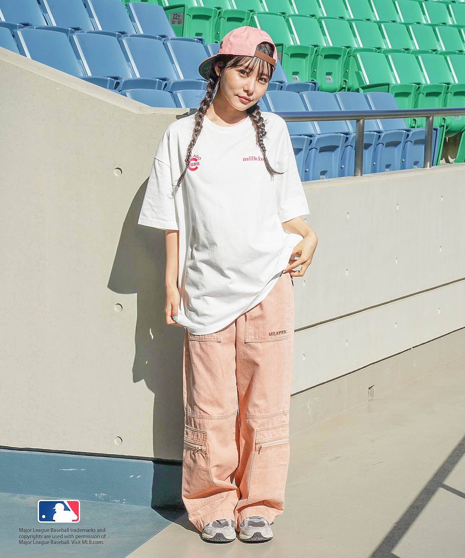 MILKFED. × MLB BIG S/S TOP