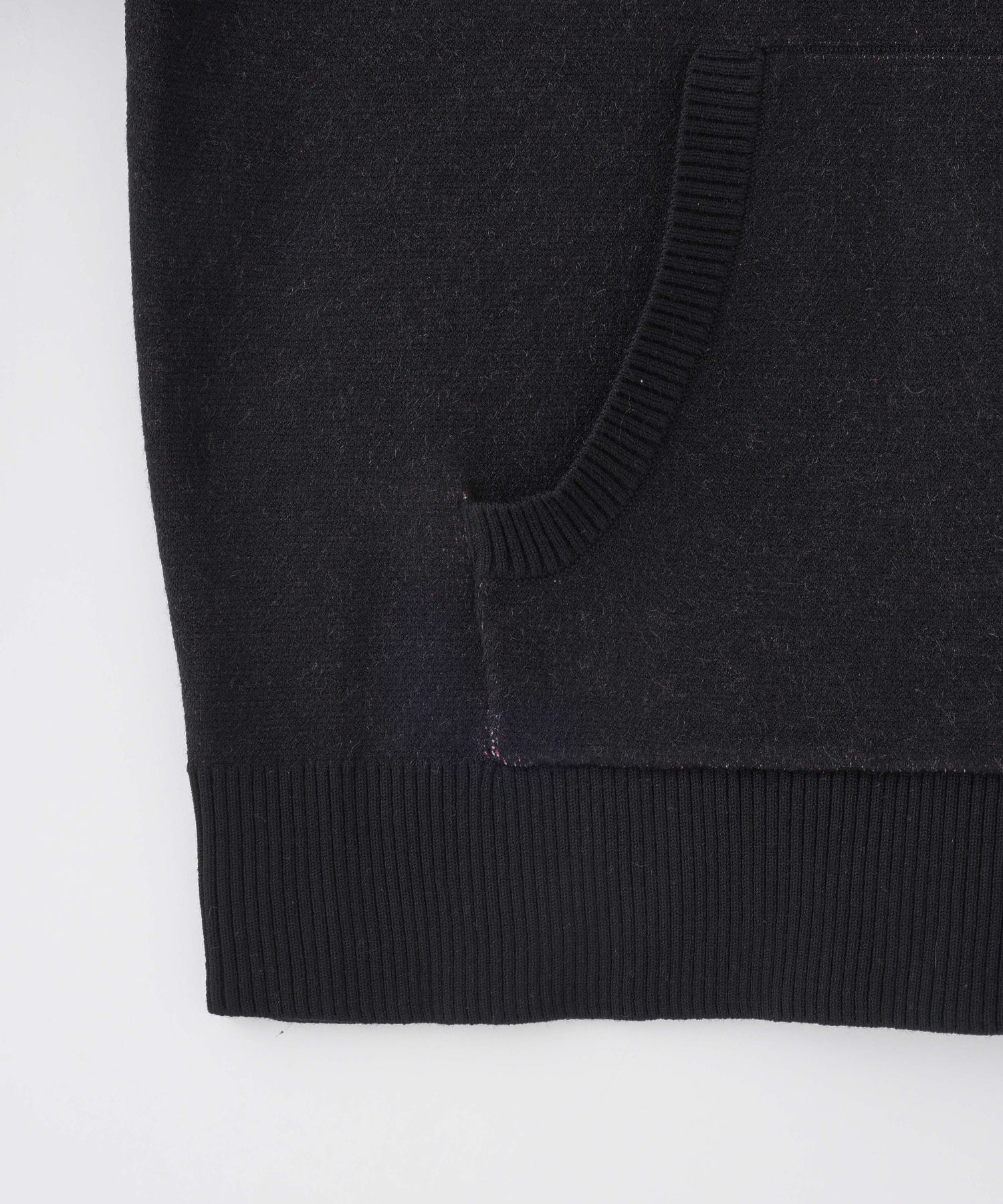 GRADIENT LOGO JACQUARD KNIT HOODIE