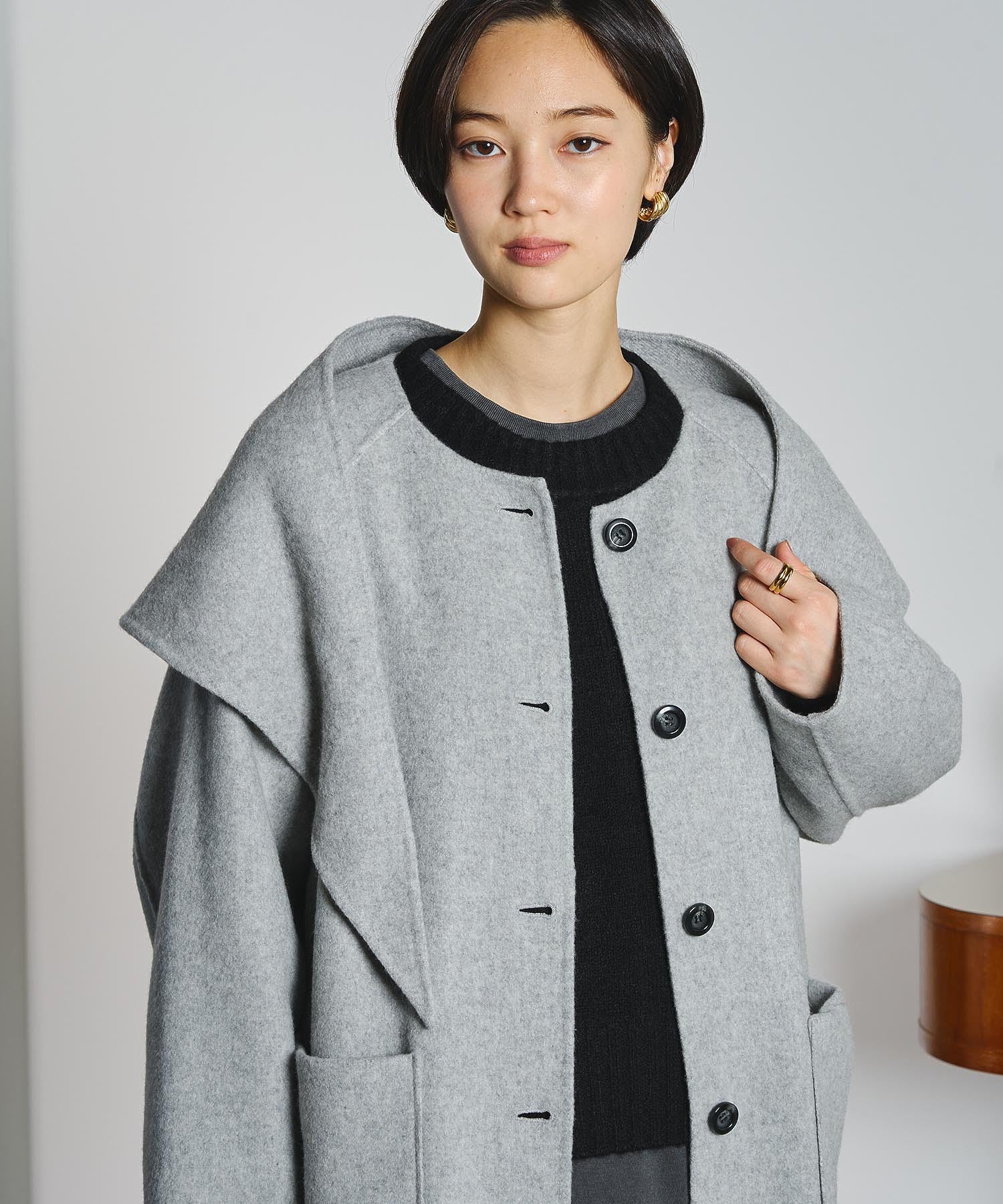 SCARF LONG COAT