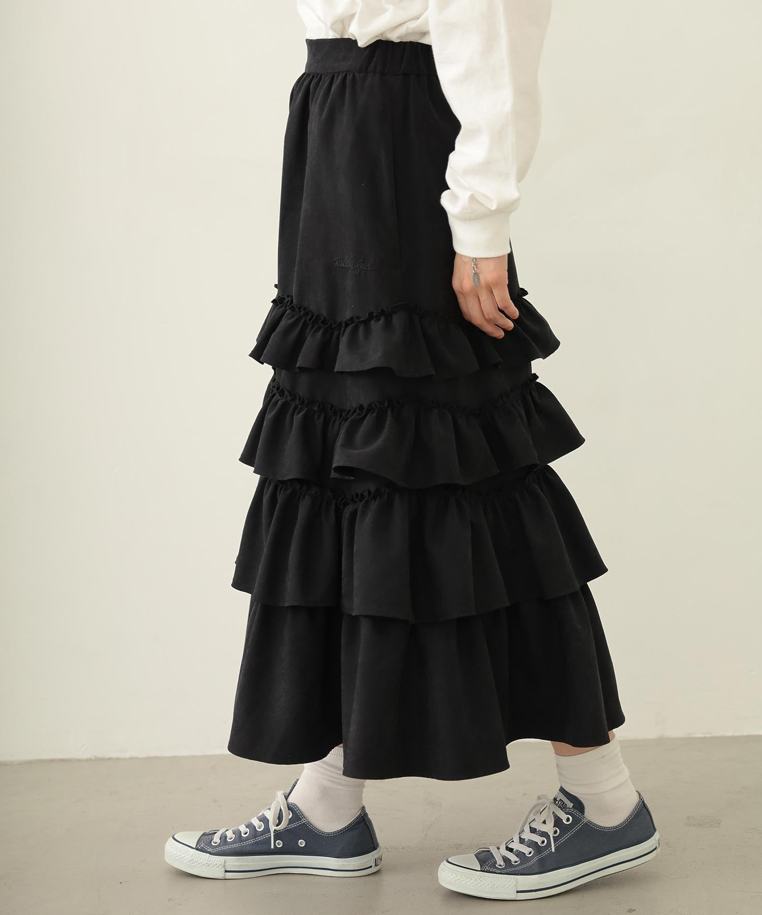 SOLID DIRNDL SKIRT
