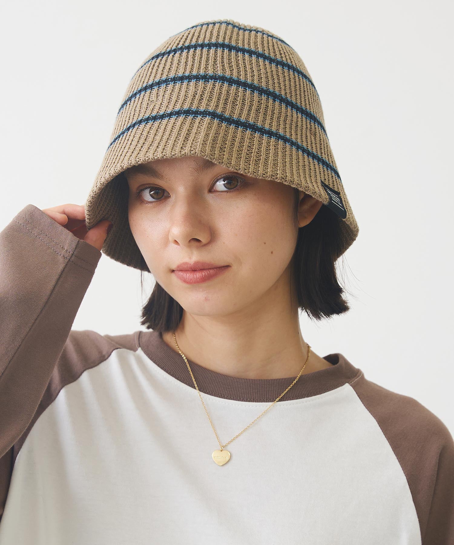 STRIPE KNIT HAT