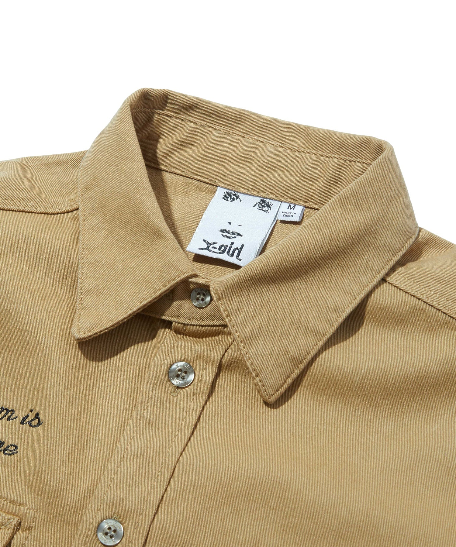 FACE LABEL WORK L/S SHIRT