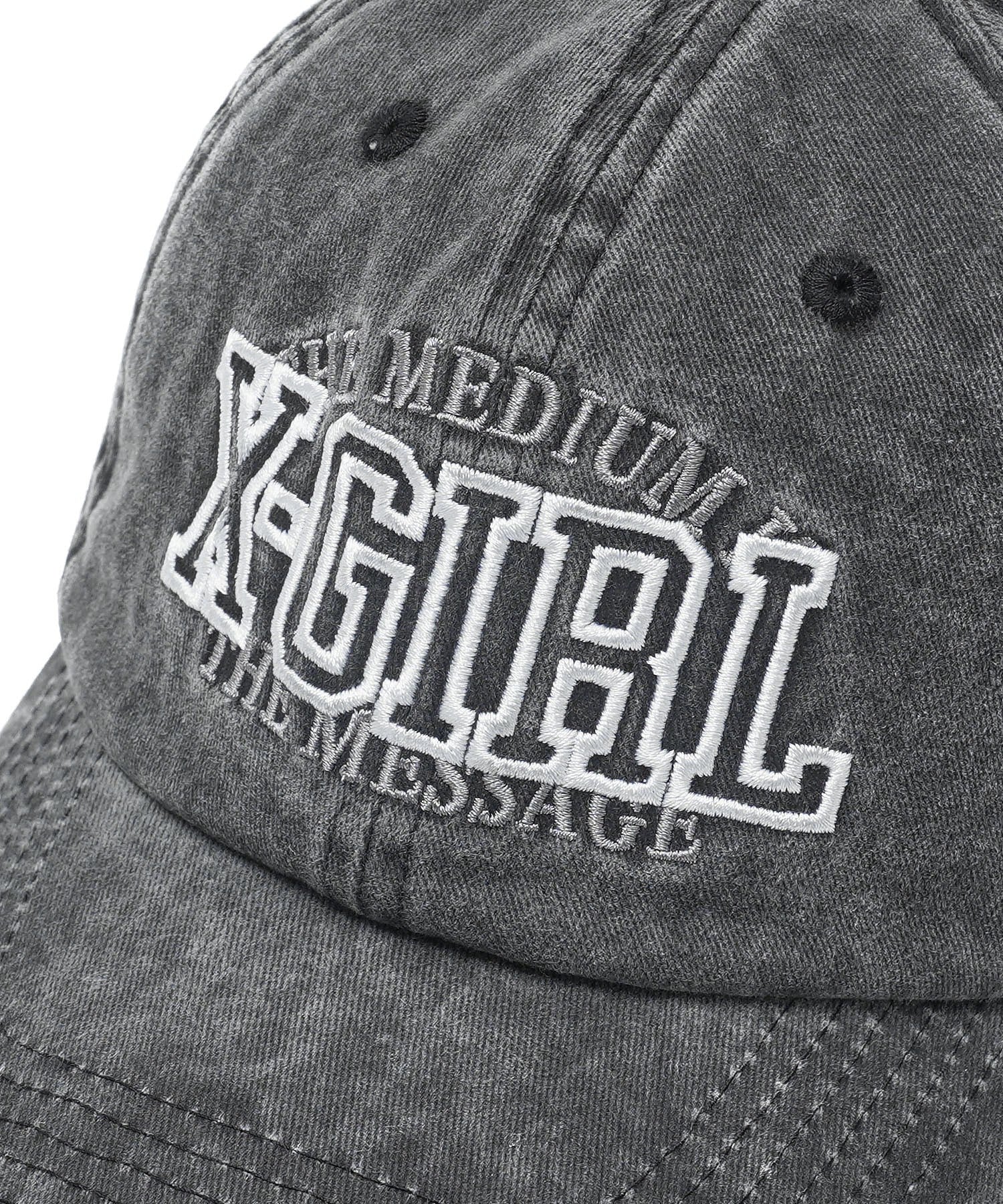 COLLEGE LOGO PIGMENT 6PANEL CAP