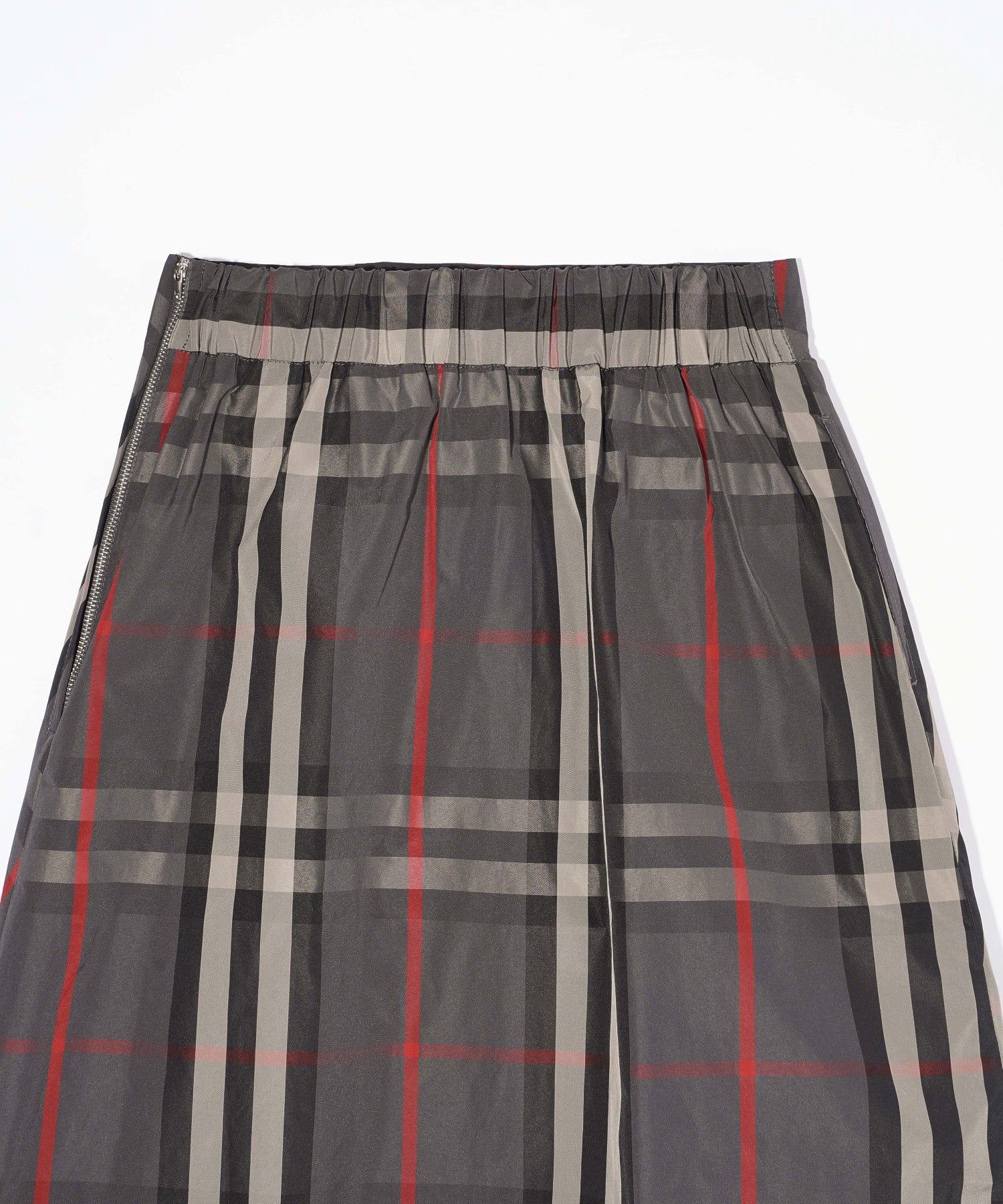 PLAID LONG SKIRT