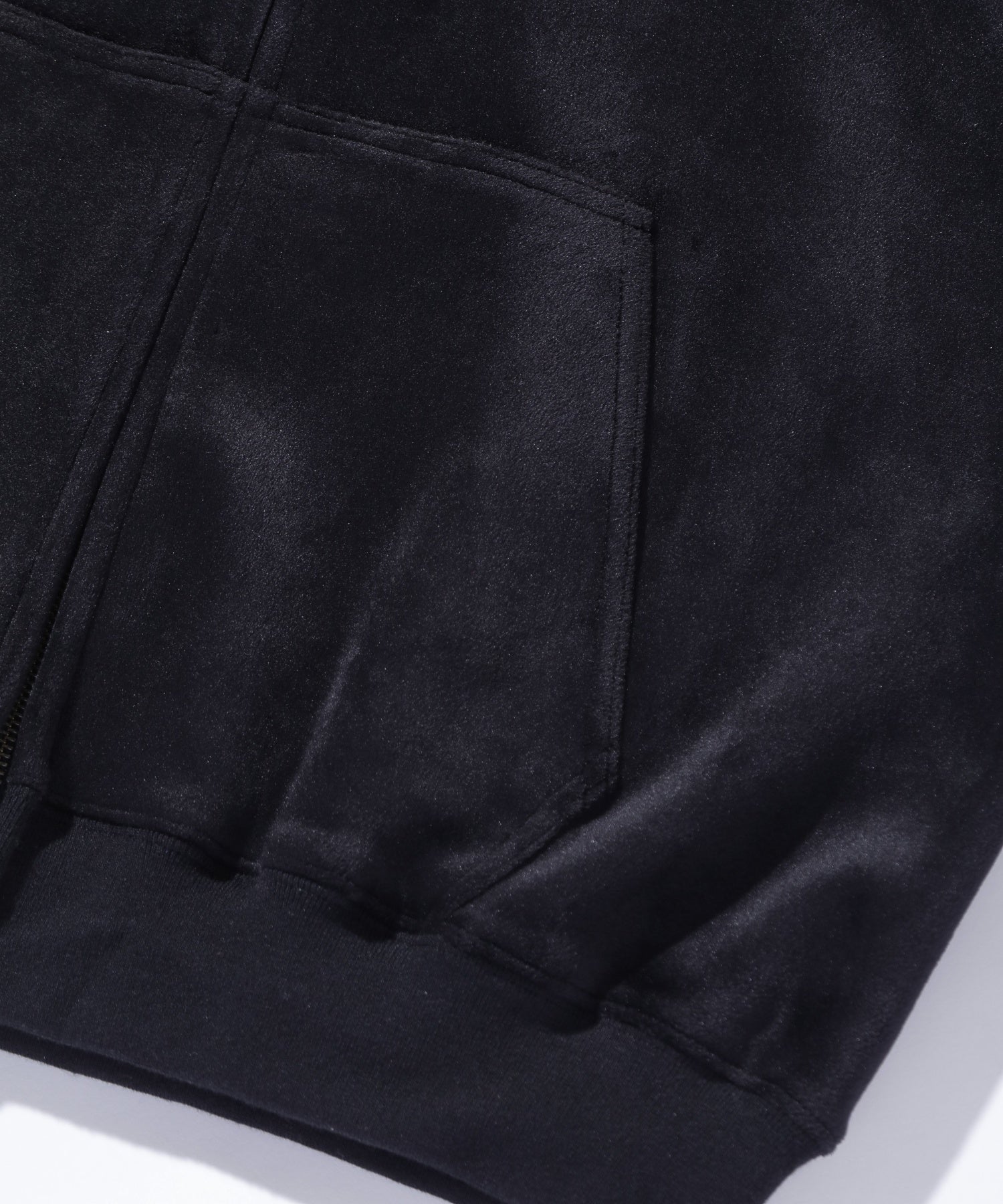 TAGGING VELOUR ZIP HOODIE