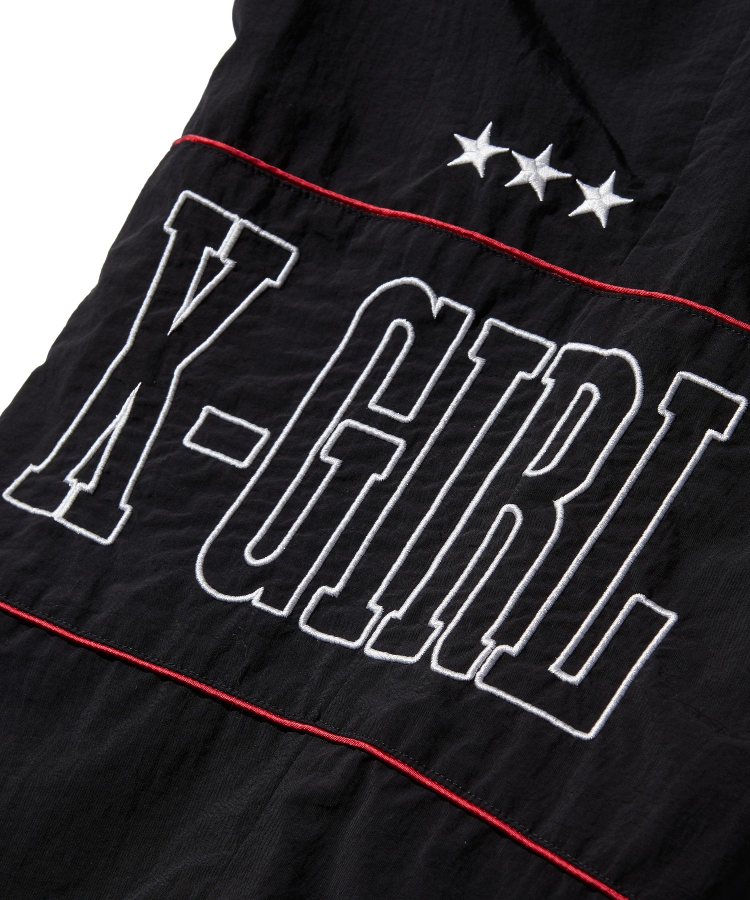 LOGO AND STAR WIDE LEG TRACK PANTS